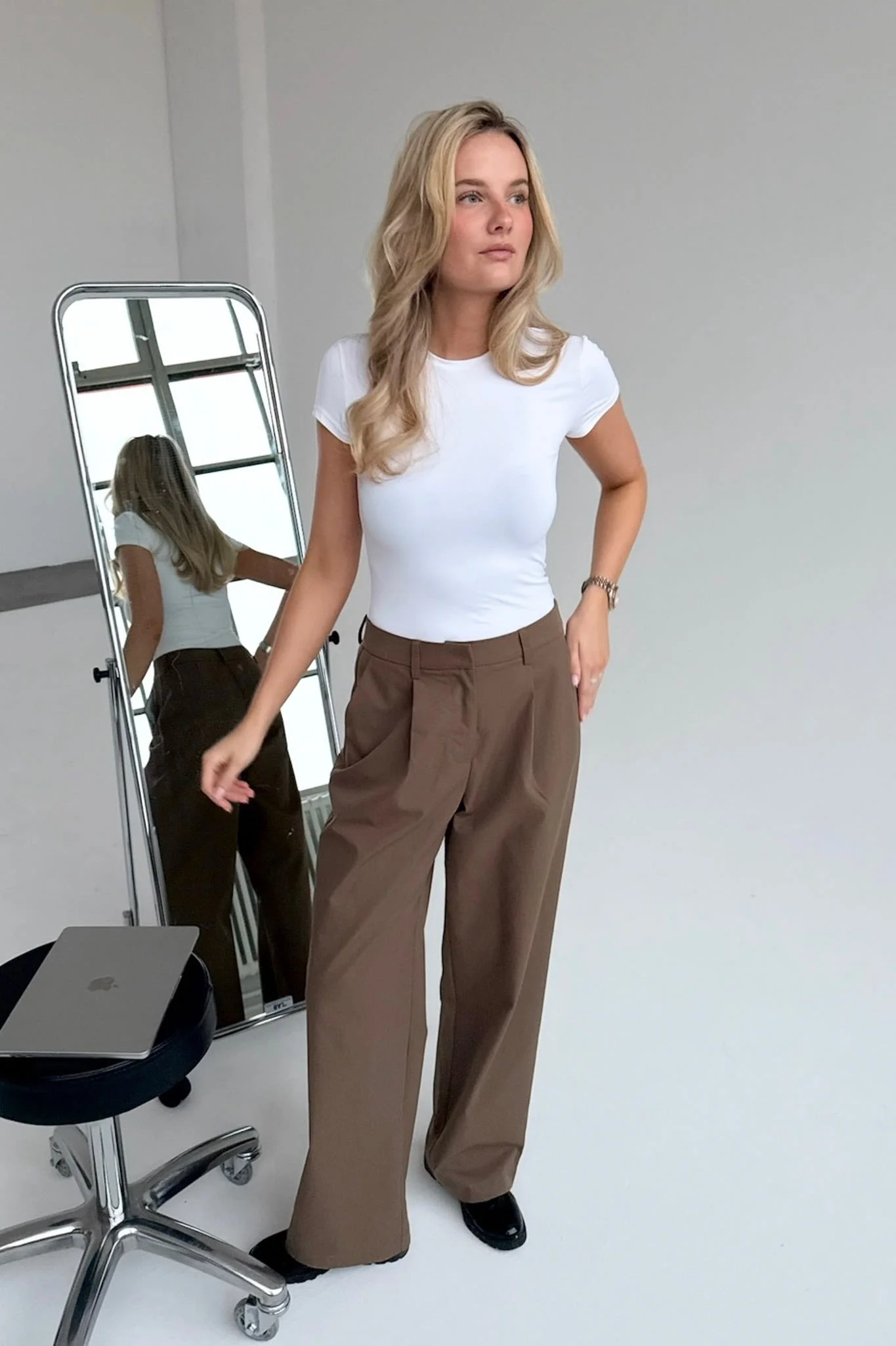 CelinaIC Pants - Mocca - Image 3