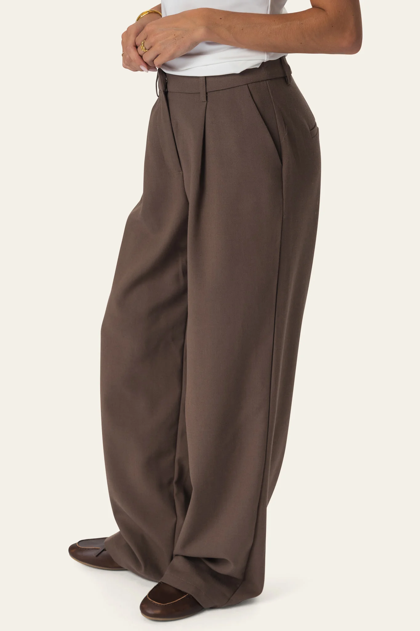 CelinaIC Pants - Brown - Image 3