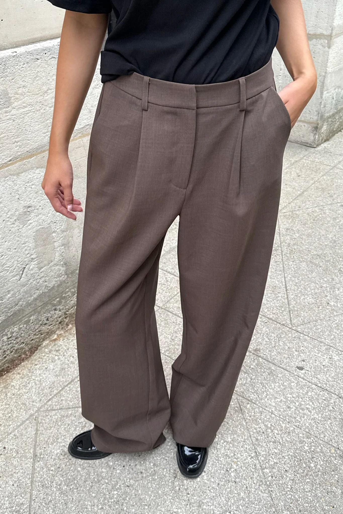 CelinaIC Pants - Dark Brown - Image 2