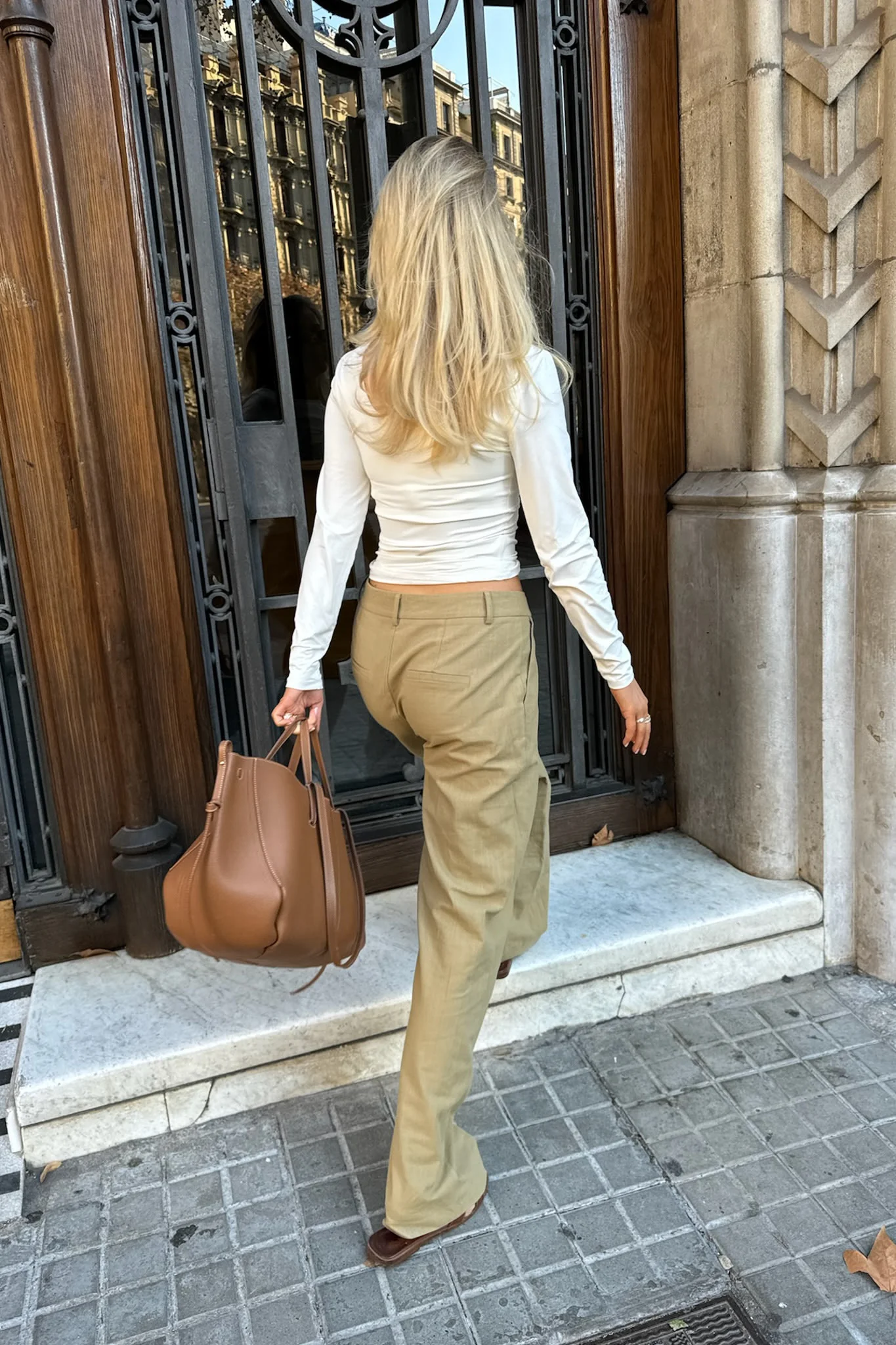CelinaIC Pants - Light Khaki - Image 6