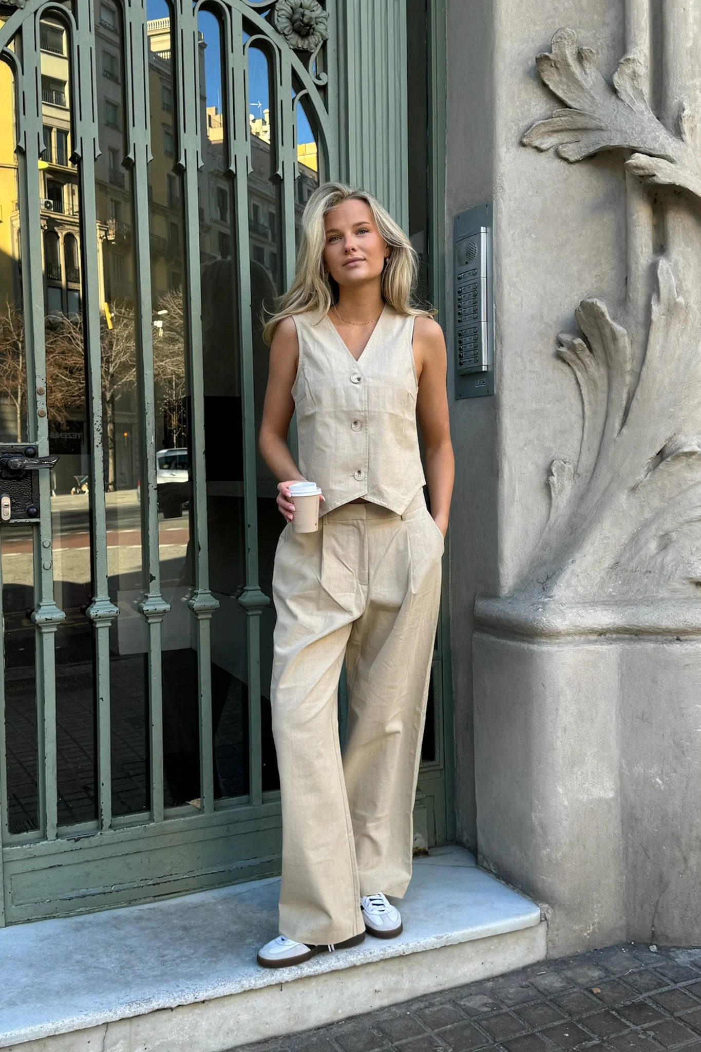 CelinaIC Pants - Sand - Image 6