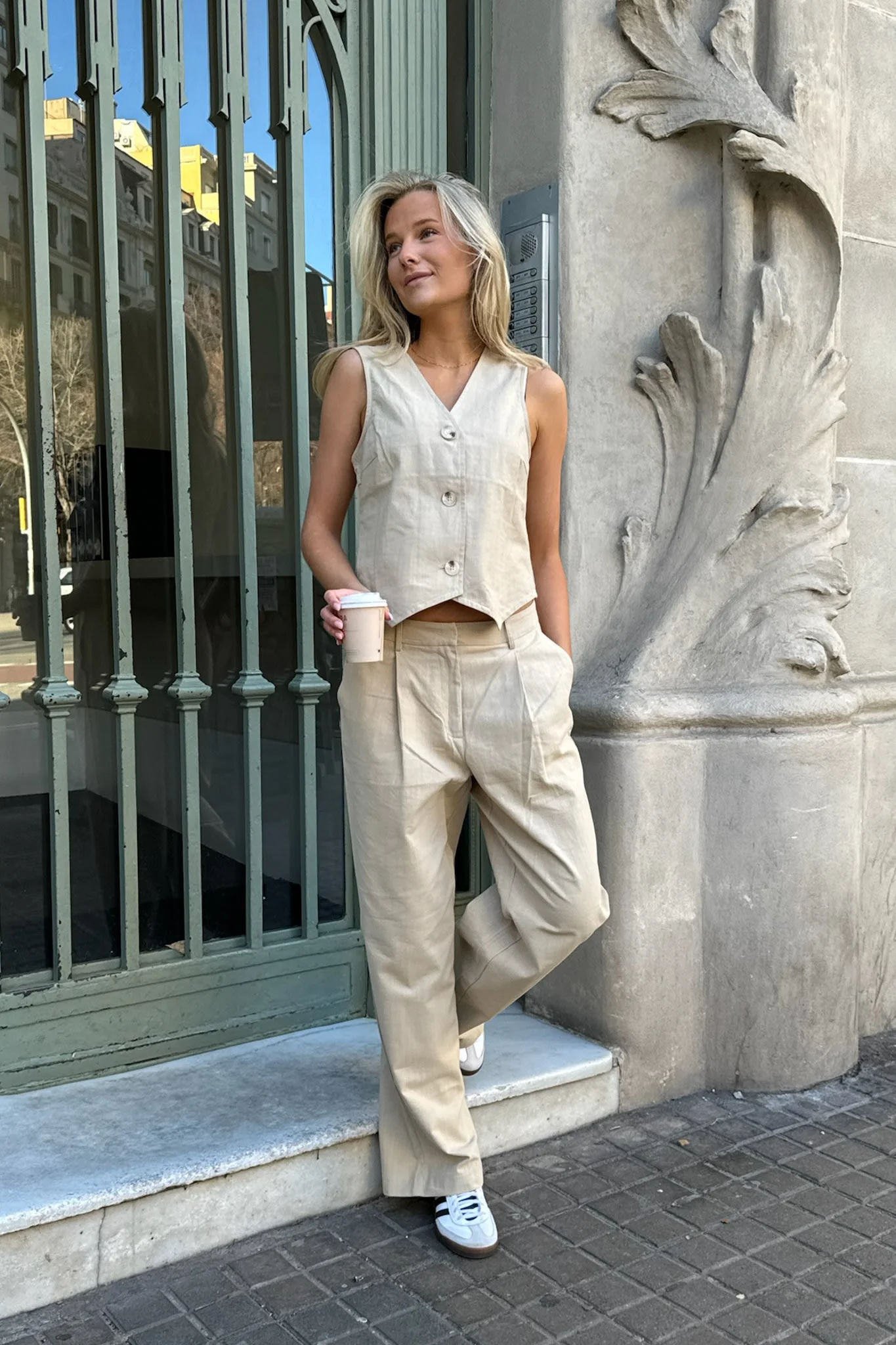 CelinaIC Pants - Sand - Image 9
