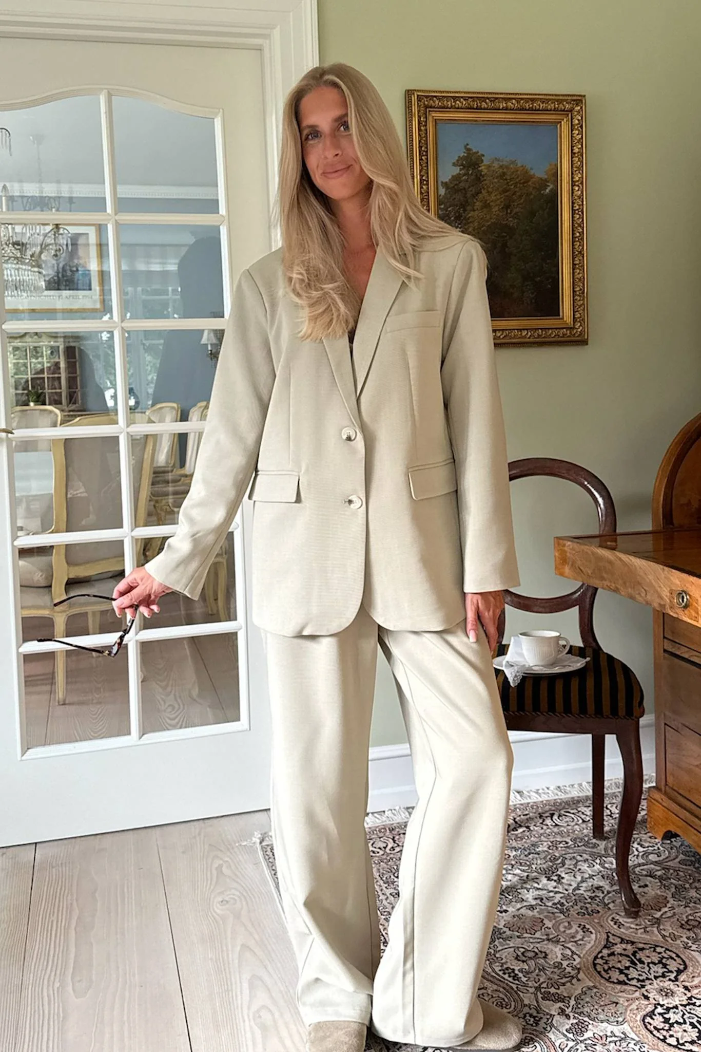 CelinaIC Pants - Dusty Beige - Image 8