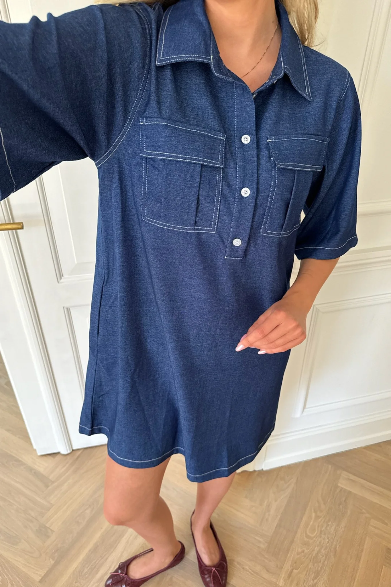 CelinaIC Dress - Denim Blue - Image 2