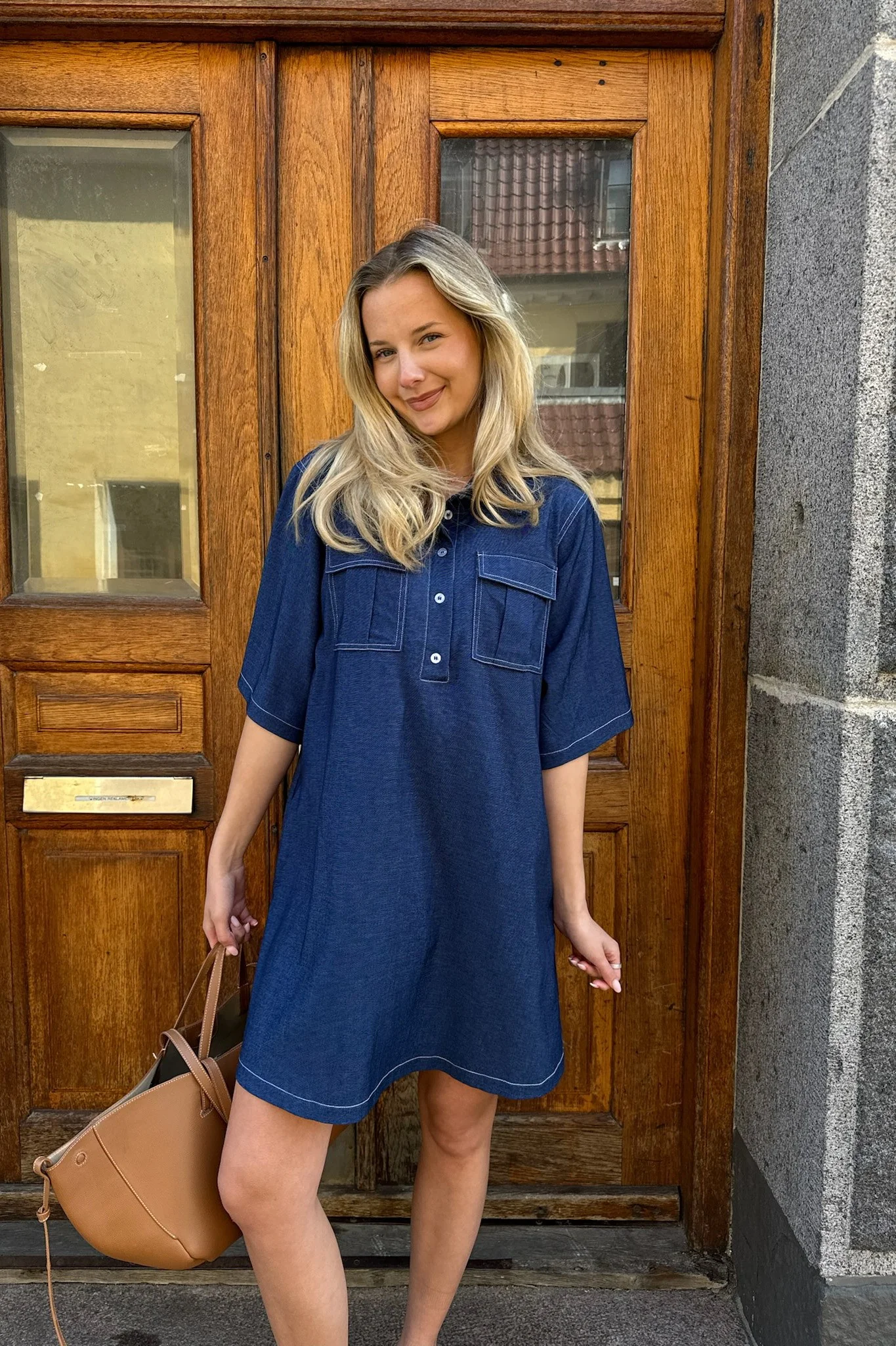 CelinaIC Dress - Denim Blue - Image 6