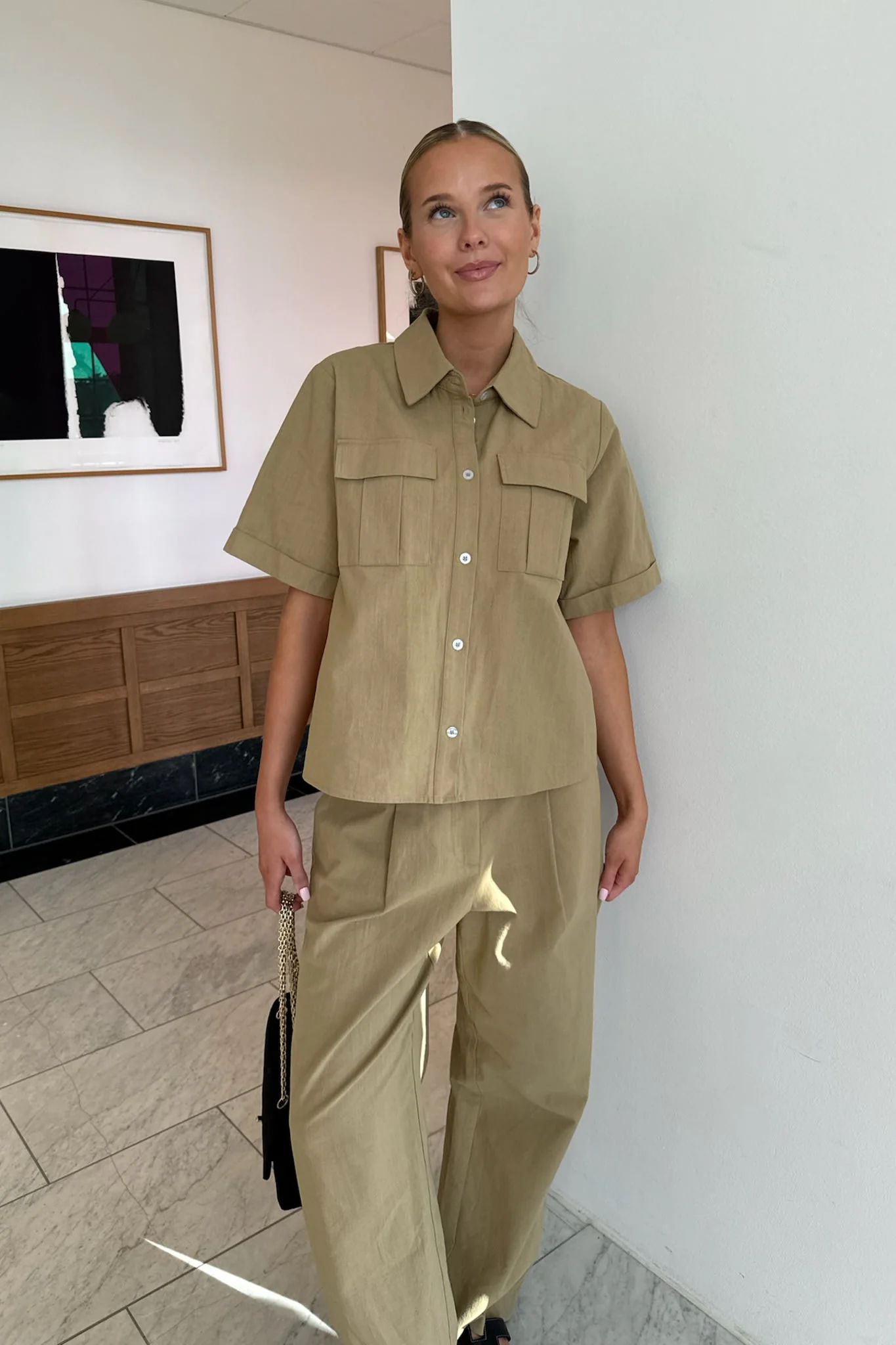 CelinaIC Shirt - Light Khaki - Image 3
