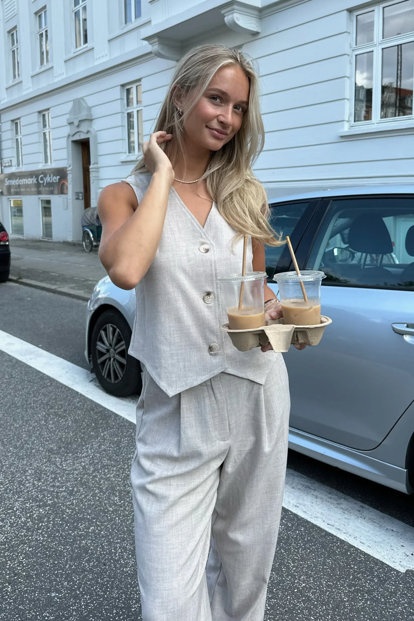 CelinaIC Vest - Beige - Image 7