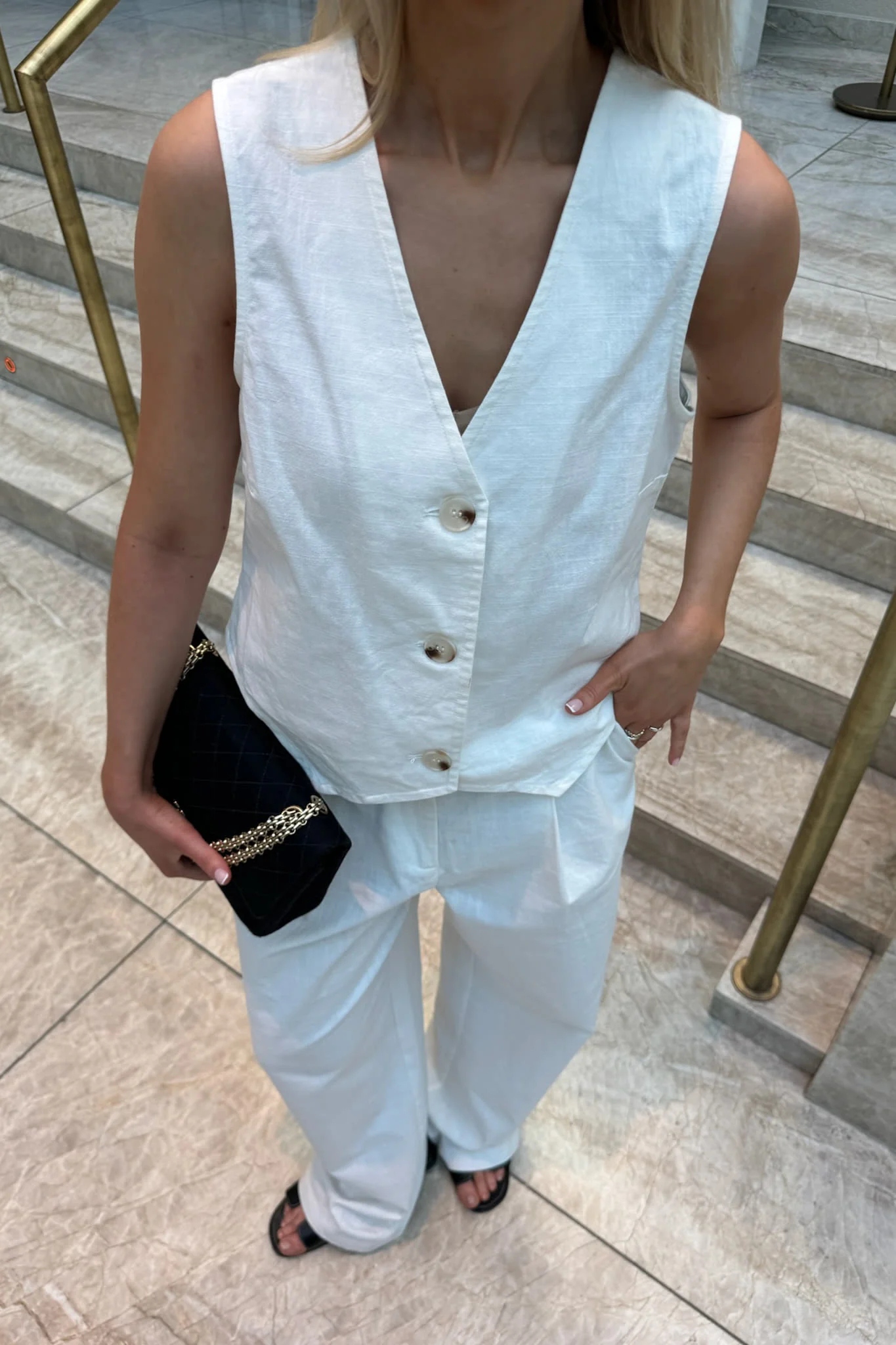 CelinaIC Vest - White - Image 6