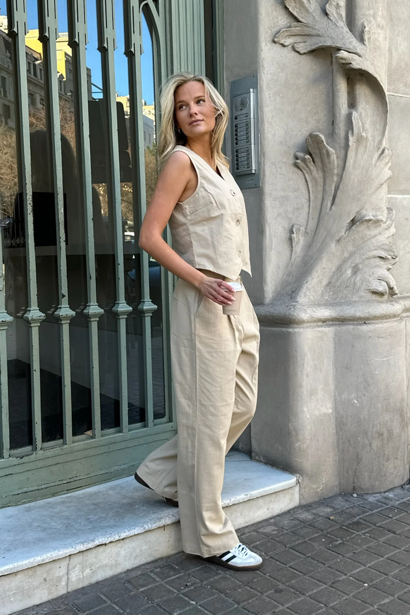 CelinaIC Vest - Sand - Image 7