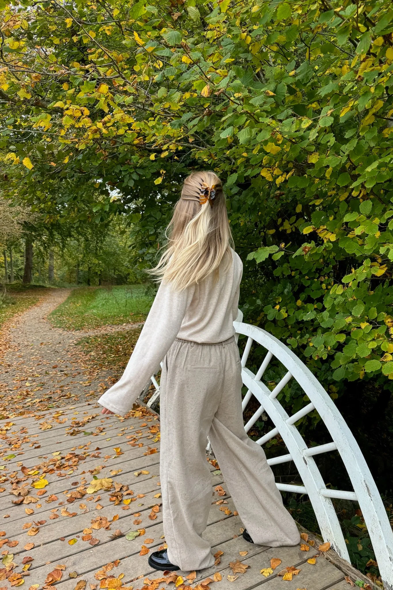 ClaraIC Pants - Beige Melange - Image 3
