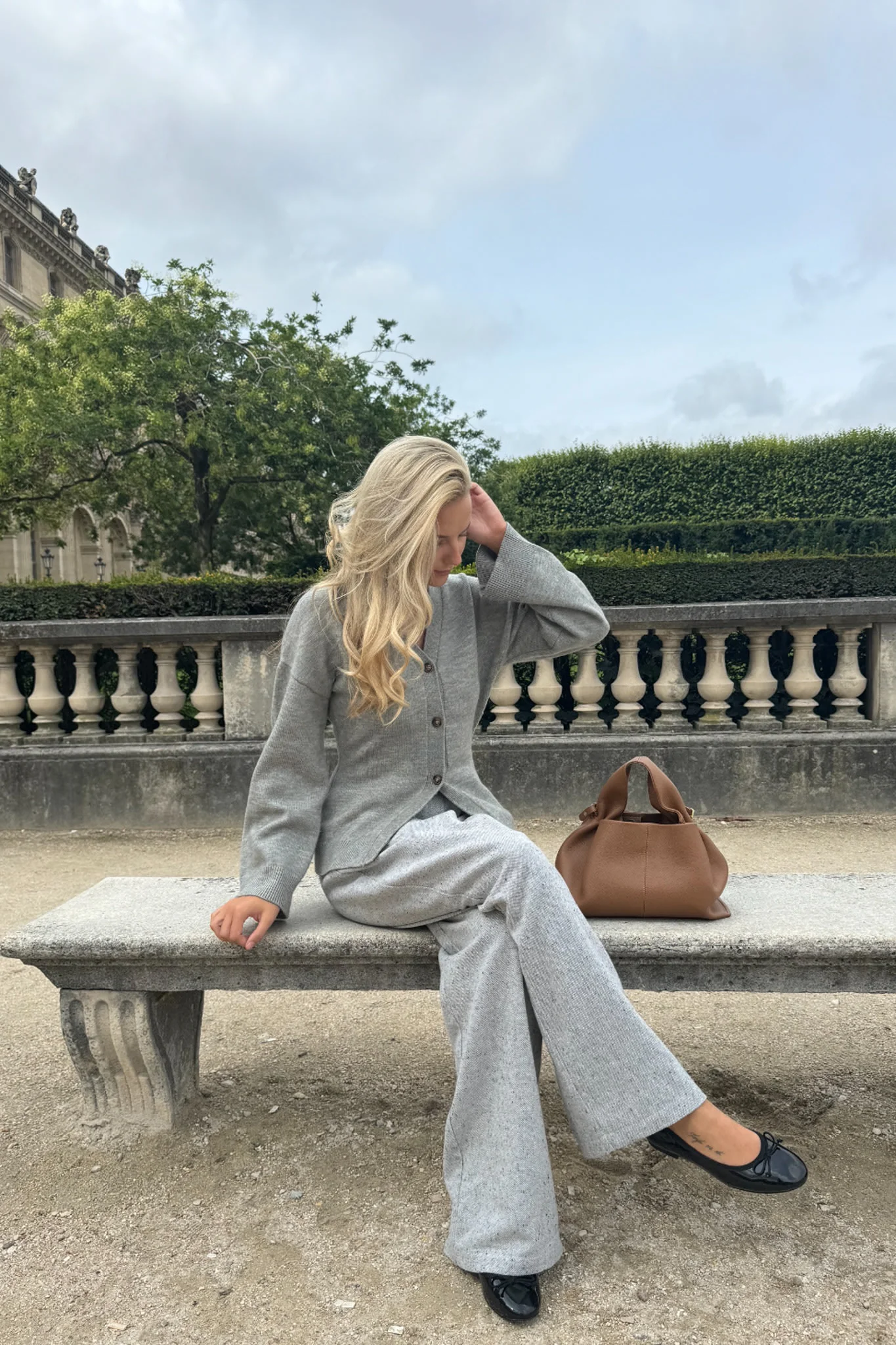 ClaraIC Pants - Grey Melange - Image 5