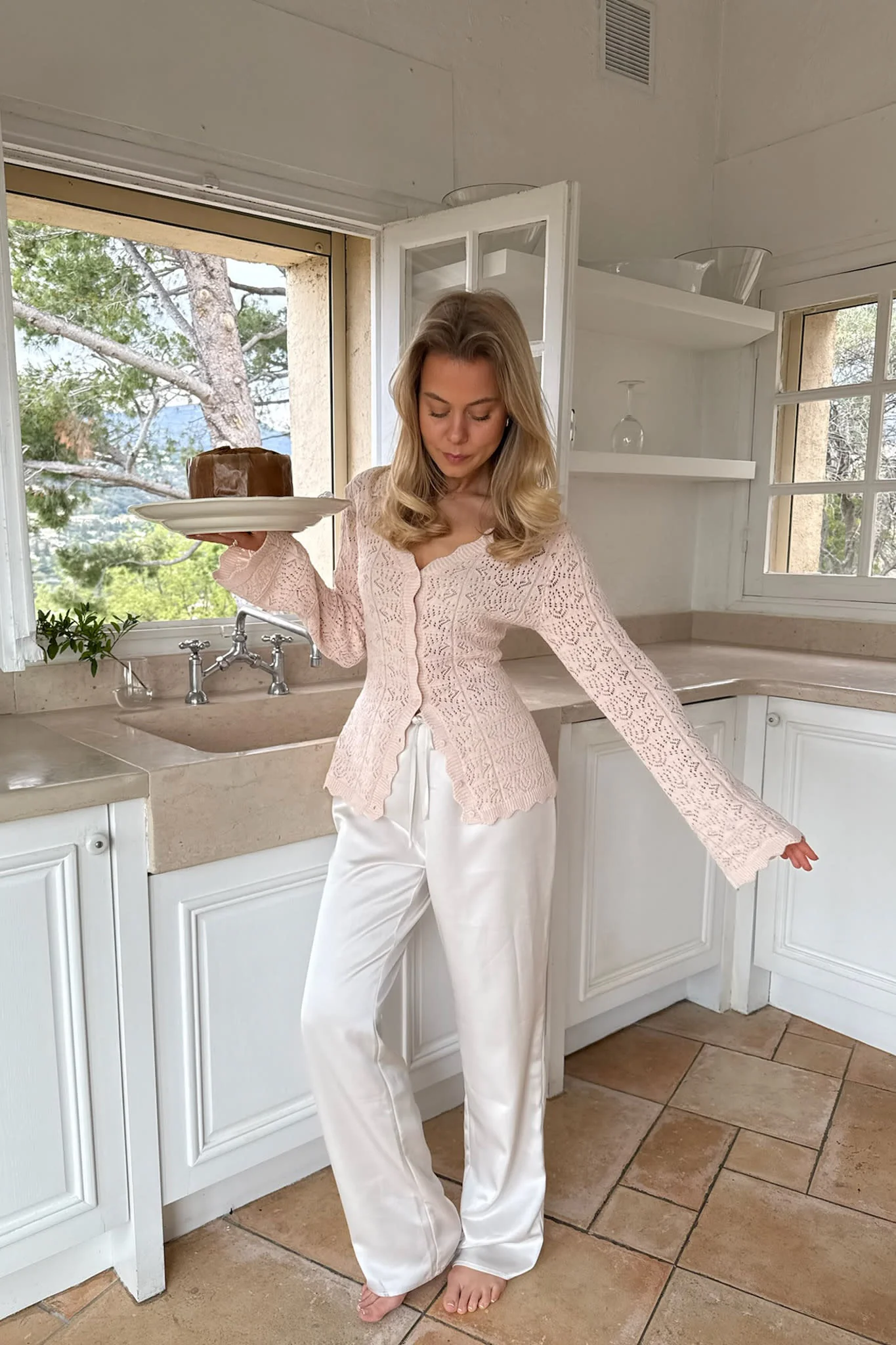 DagmarIC Cardigan - Light Pink - Image 4