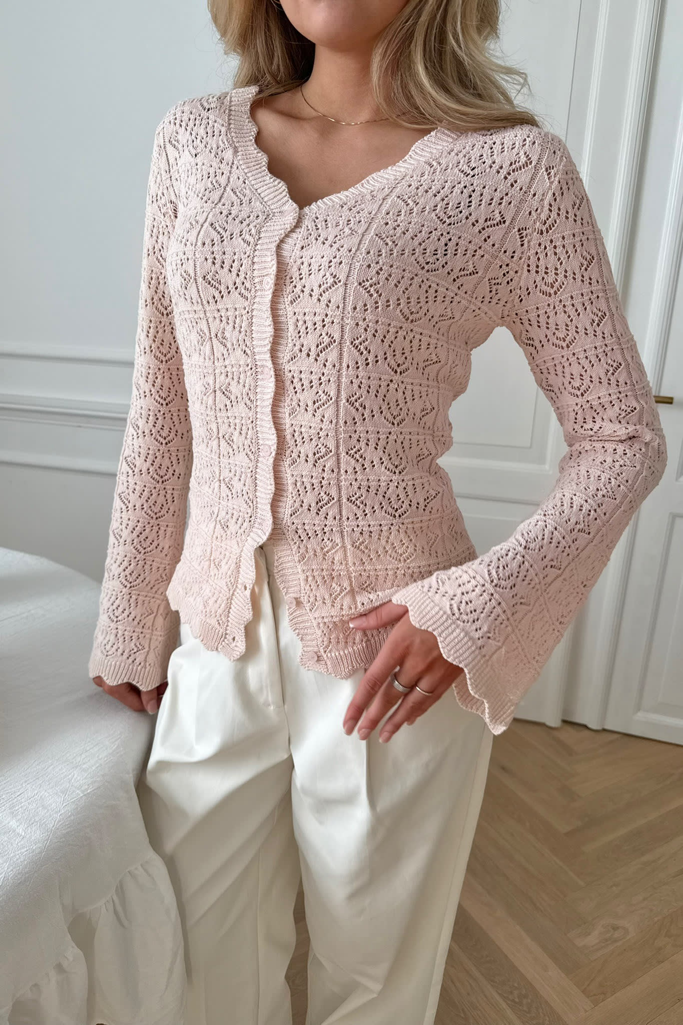 DagmarIC Cardigan - Light Pink - Image 6