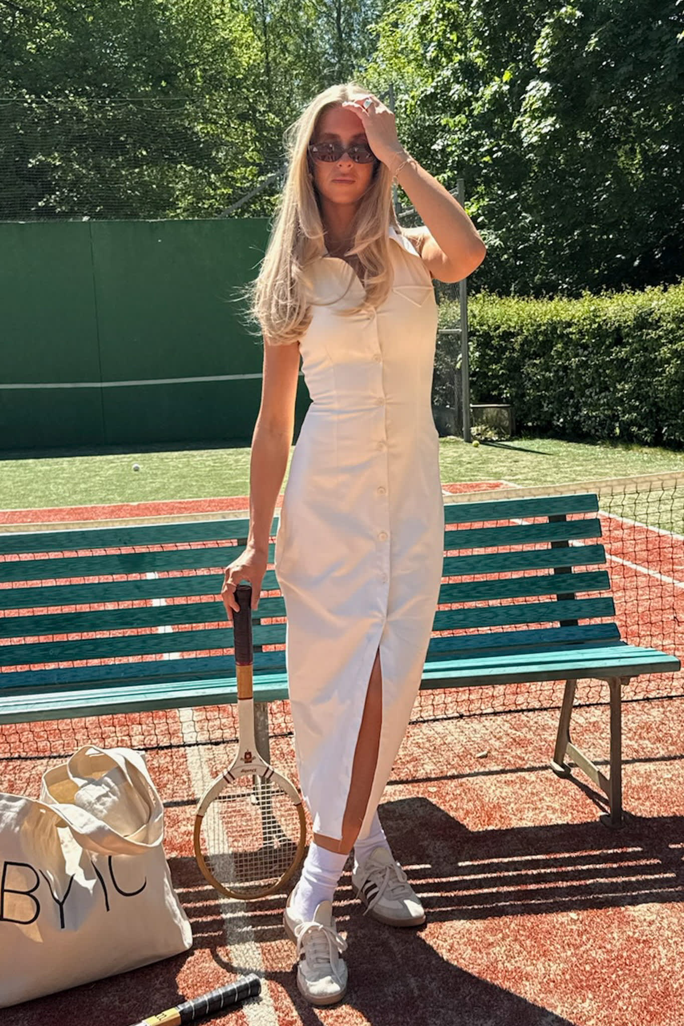 DaisyIC Long Dress - White - Image 6