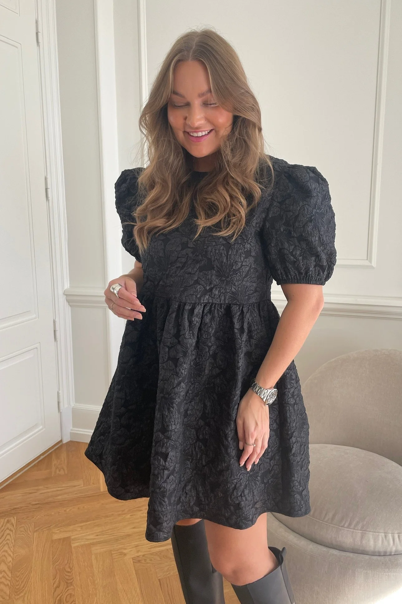EdithIC Dress - Black - Image 2