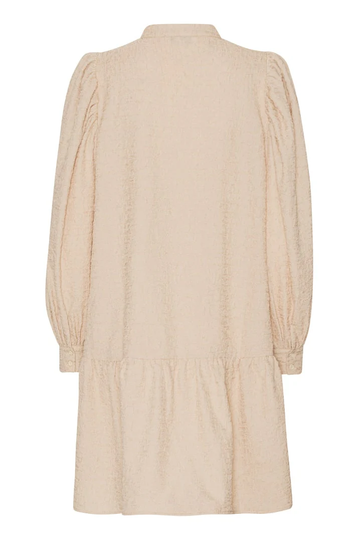 ElieIC Ruffle Dress - Light Beige - Image 11