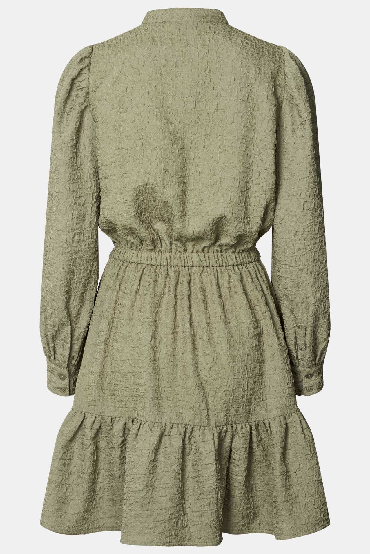 ElieaIC Ruffle Dress - Green - Image 7