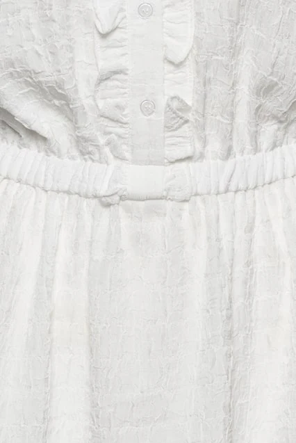 ElieaIC Ruffle Dress - White - Image 10