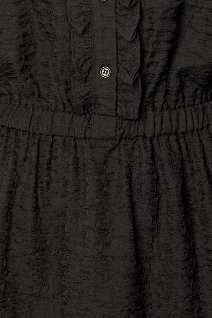ElieaIC Ruffle Dress - Black - Image 10