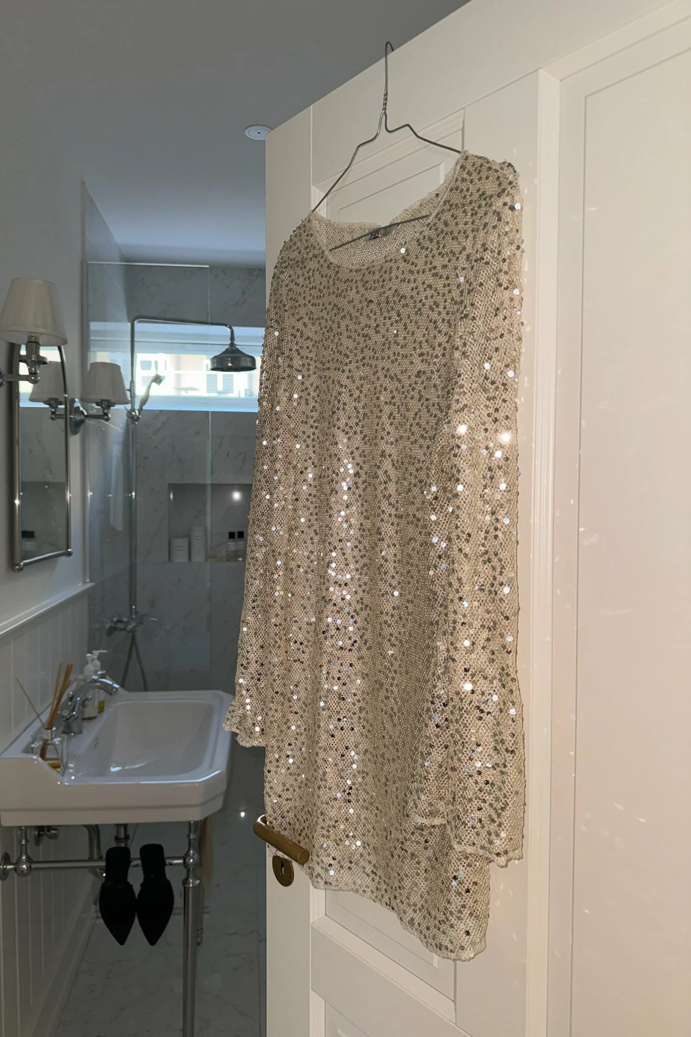ElinaIC Sequin Dress - Silver - Image 16