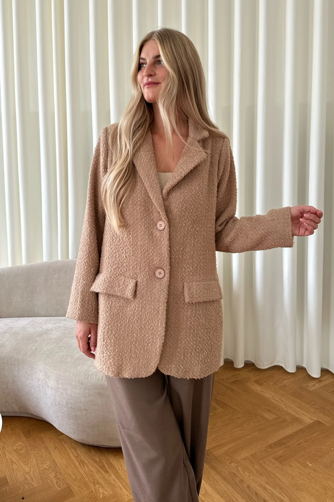 ElisaIC Blazer - Light Brown - Image 7