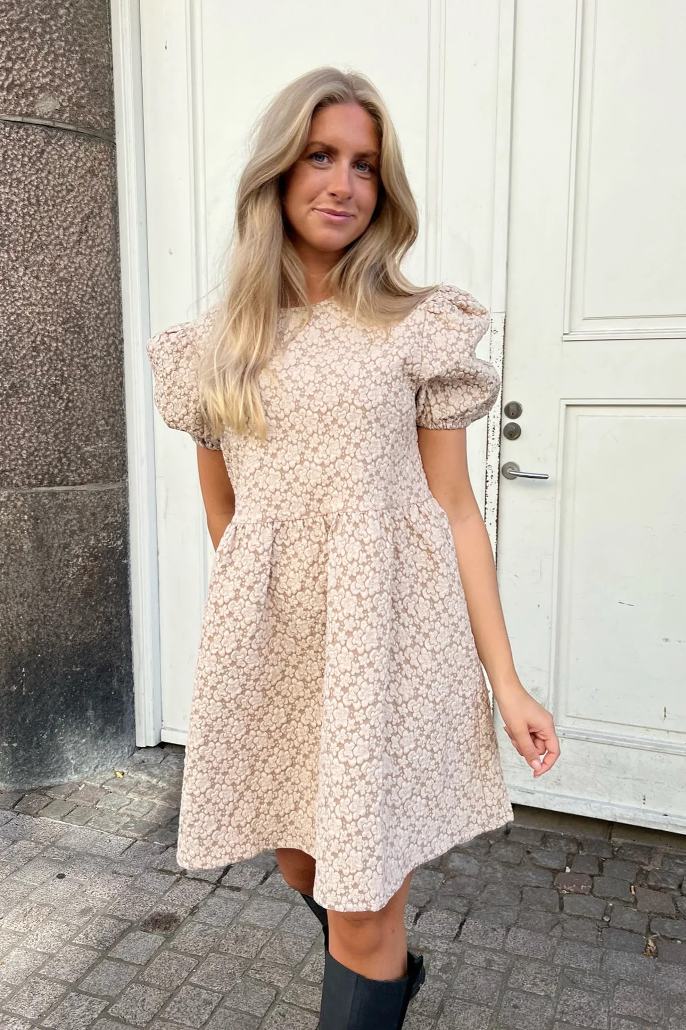 EliseIC Dress - Misty Beige - Image 3