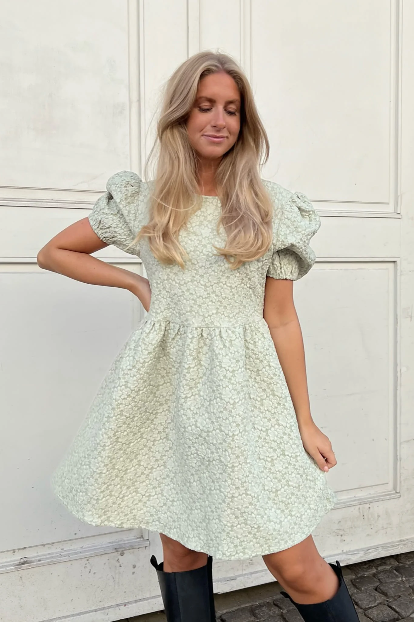 EliseIC Dress - Misty Green - Image 2