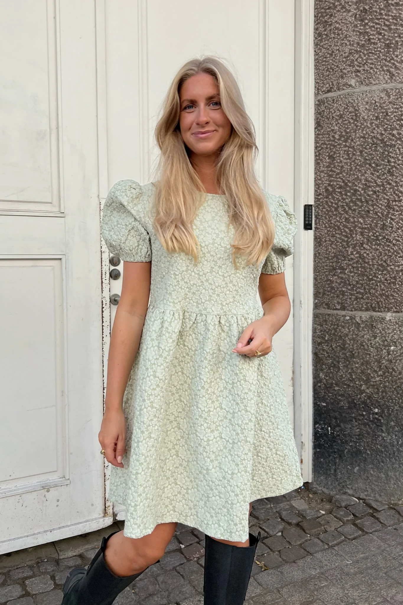 EliseIC Dress - Misty Green - Image 3