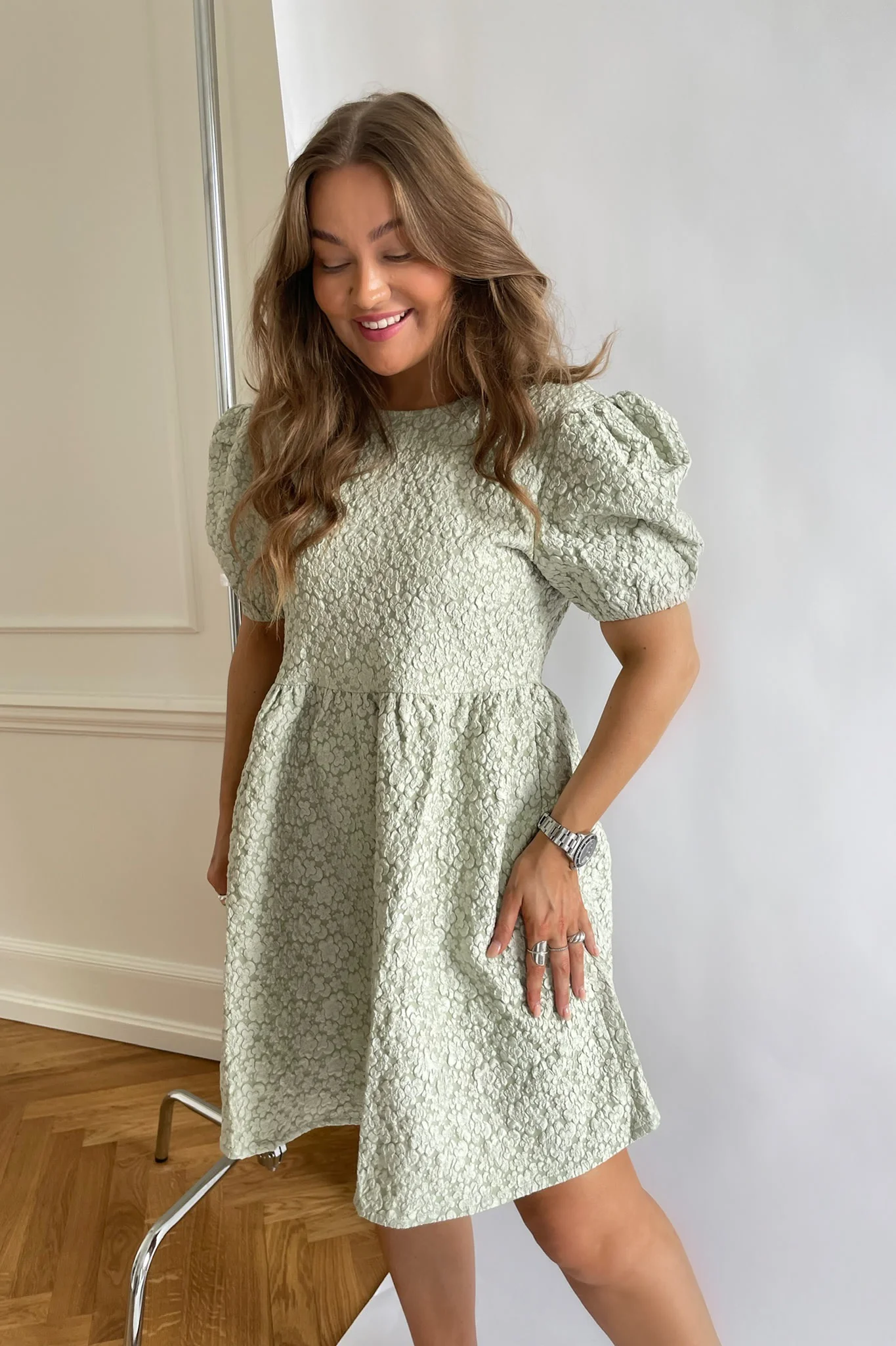 EliseIC Dress - Misty Green - Image 5