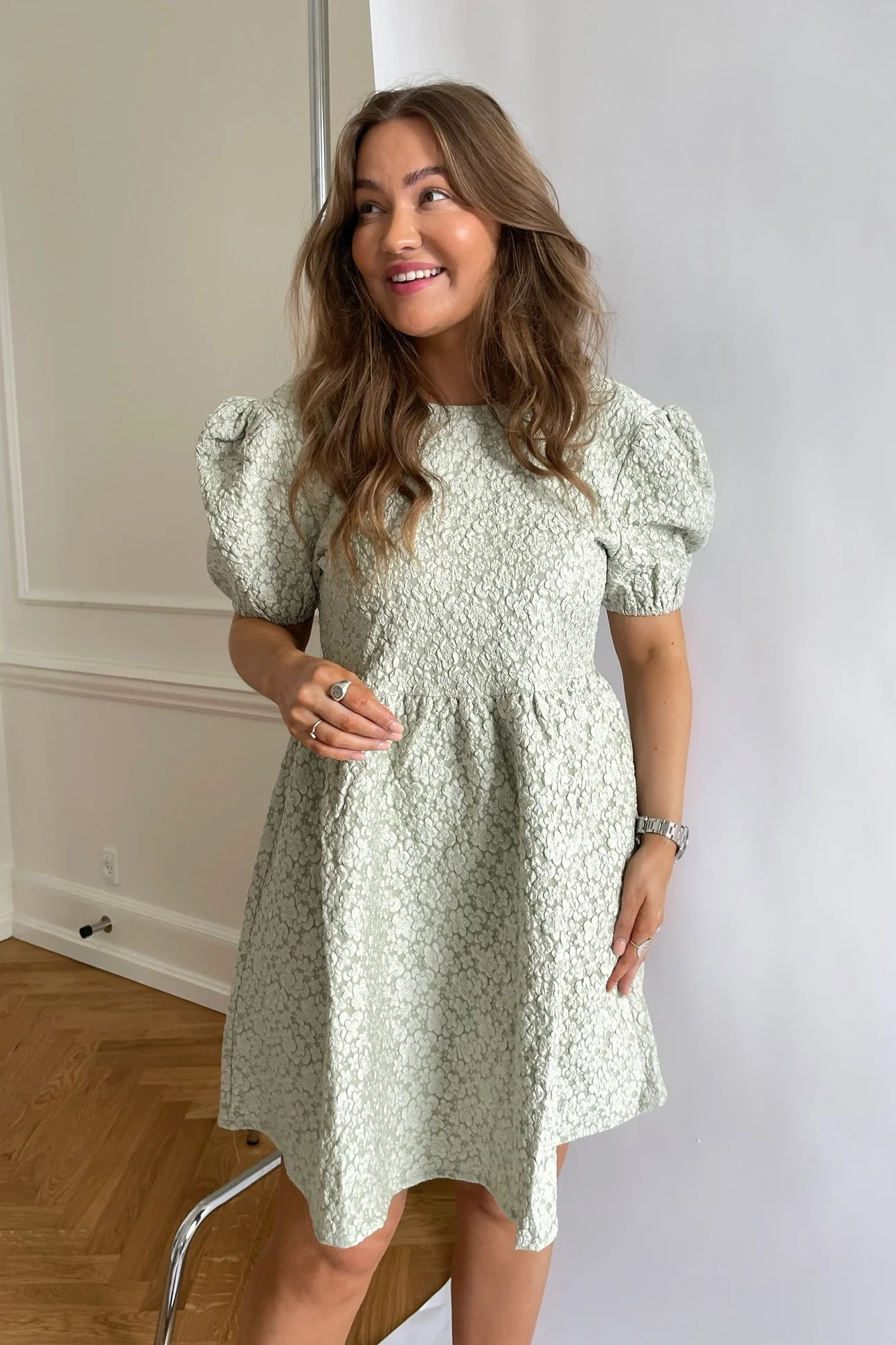 EliseIC Dress - Misty Green - Image 6