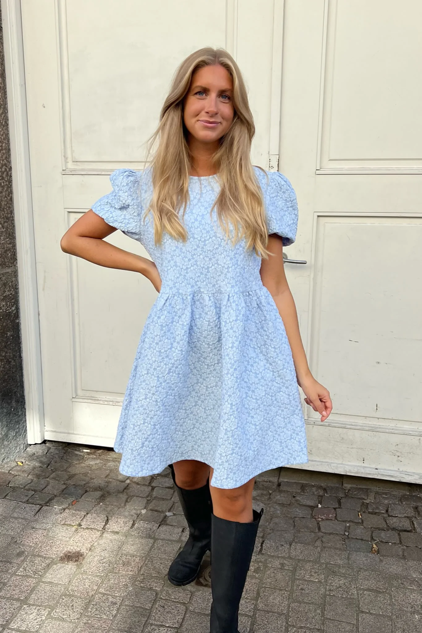 EliseIC Dress - Misty Blue - Image 2