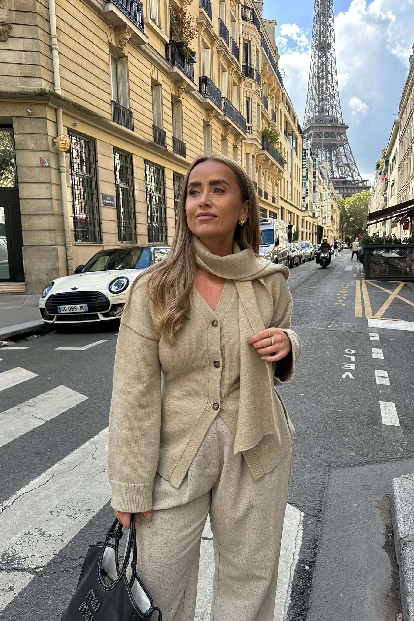 EllenIC Scarf - Beige - Image 3