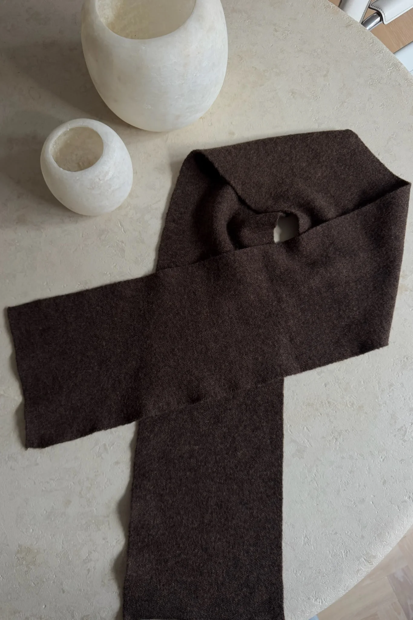 EllenIC Scarf - Dark Brown - Image 2