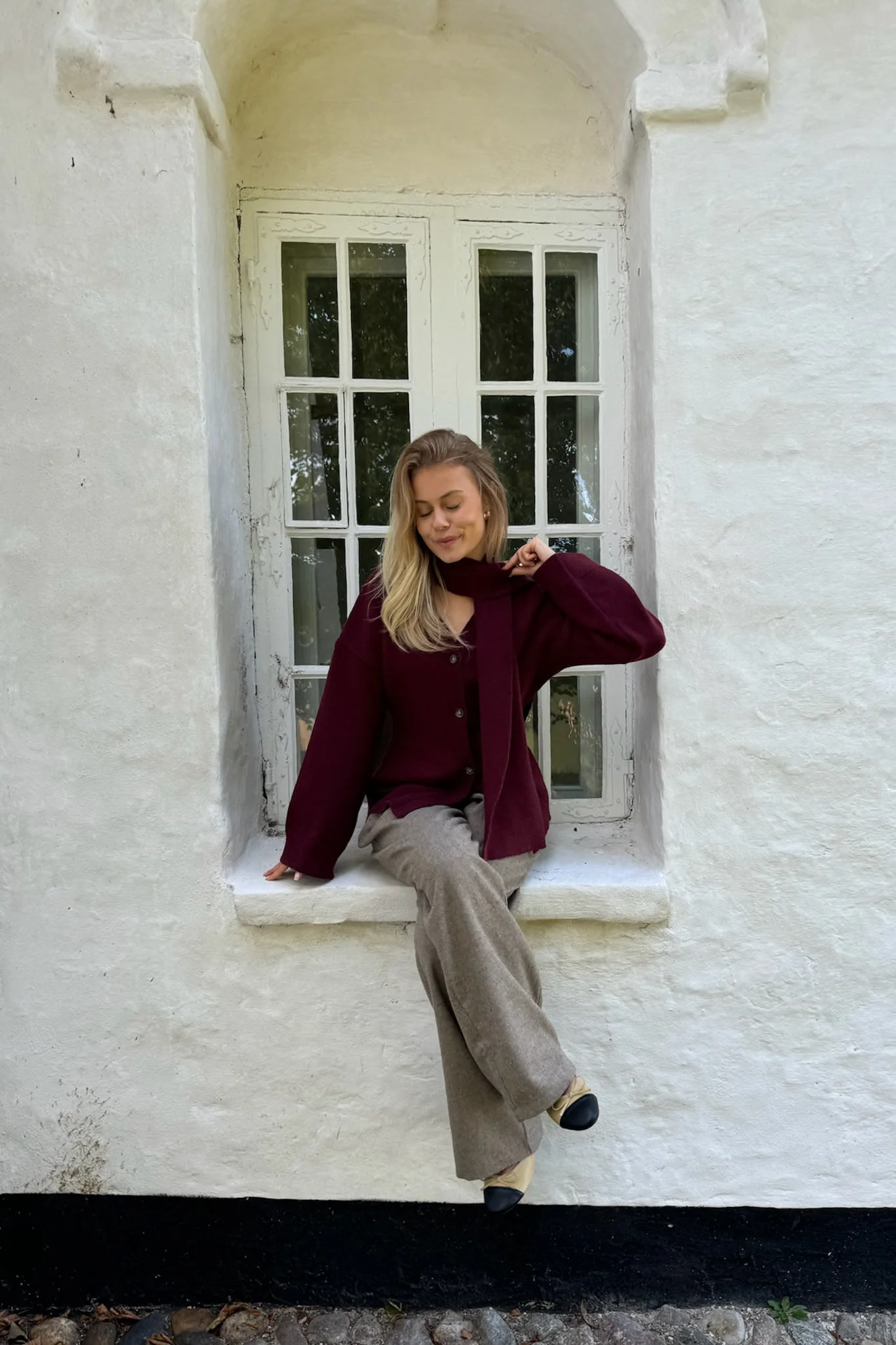 EllenIC Scarf - Bordeaux - Image 4