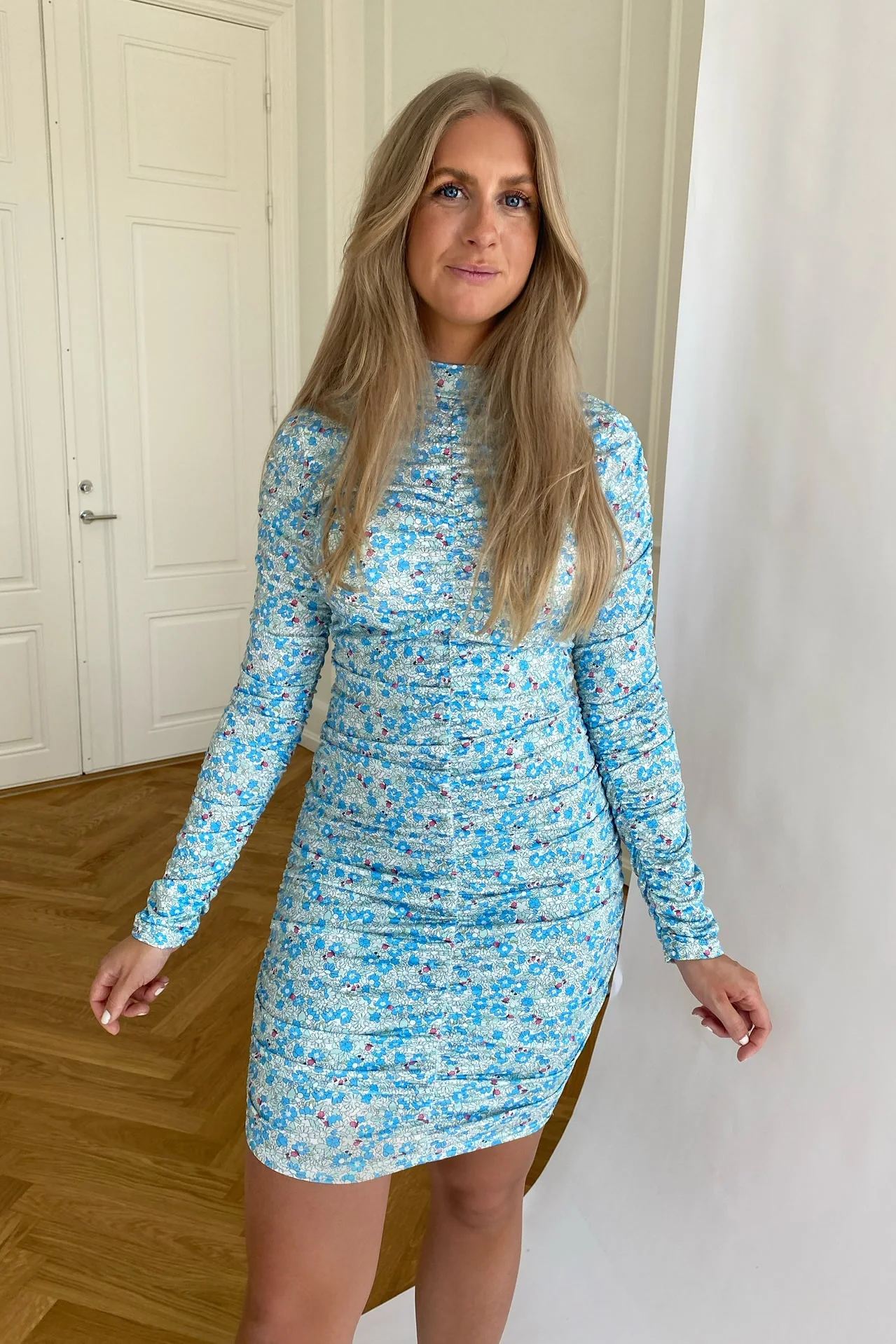 EllieIC Dress - Blue Bay Blossom - Image 5