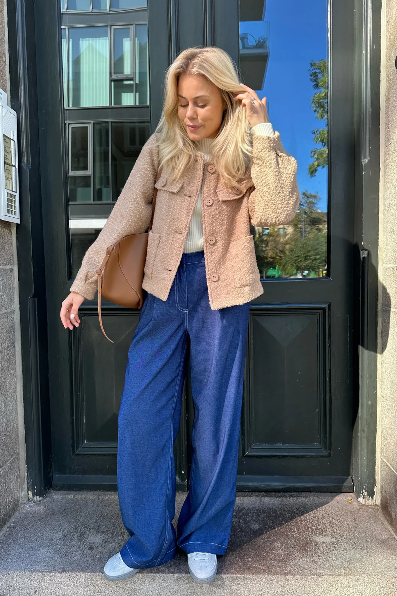 EllinorIC Jacket - Light Brown - Image 11