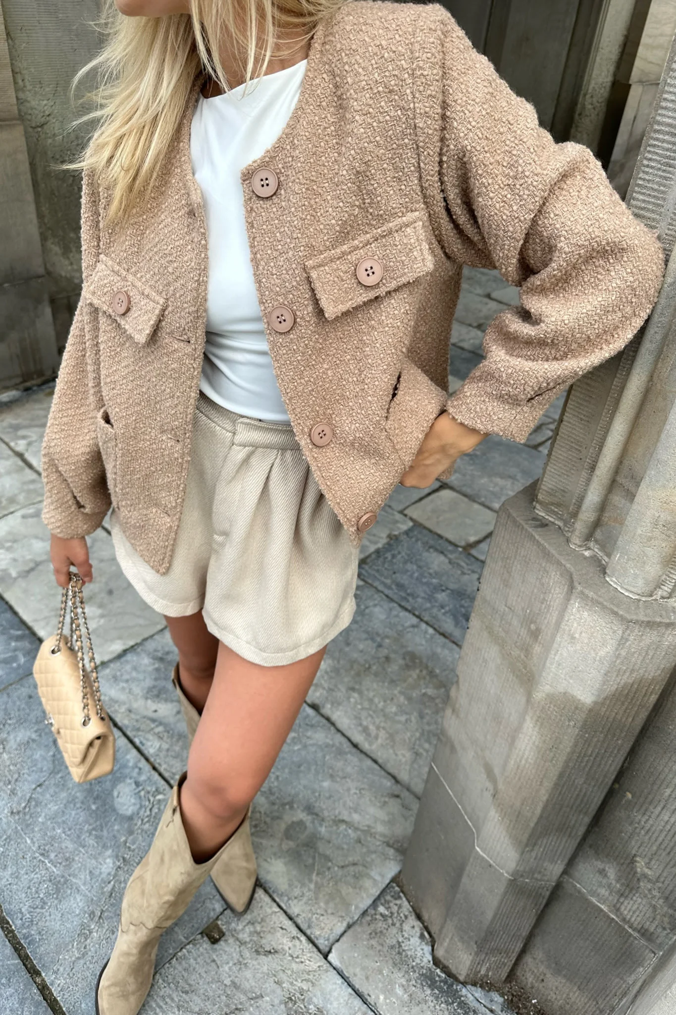 EllinorIC Jacket - Light Brown - Image 7