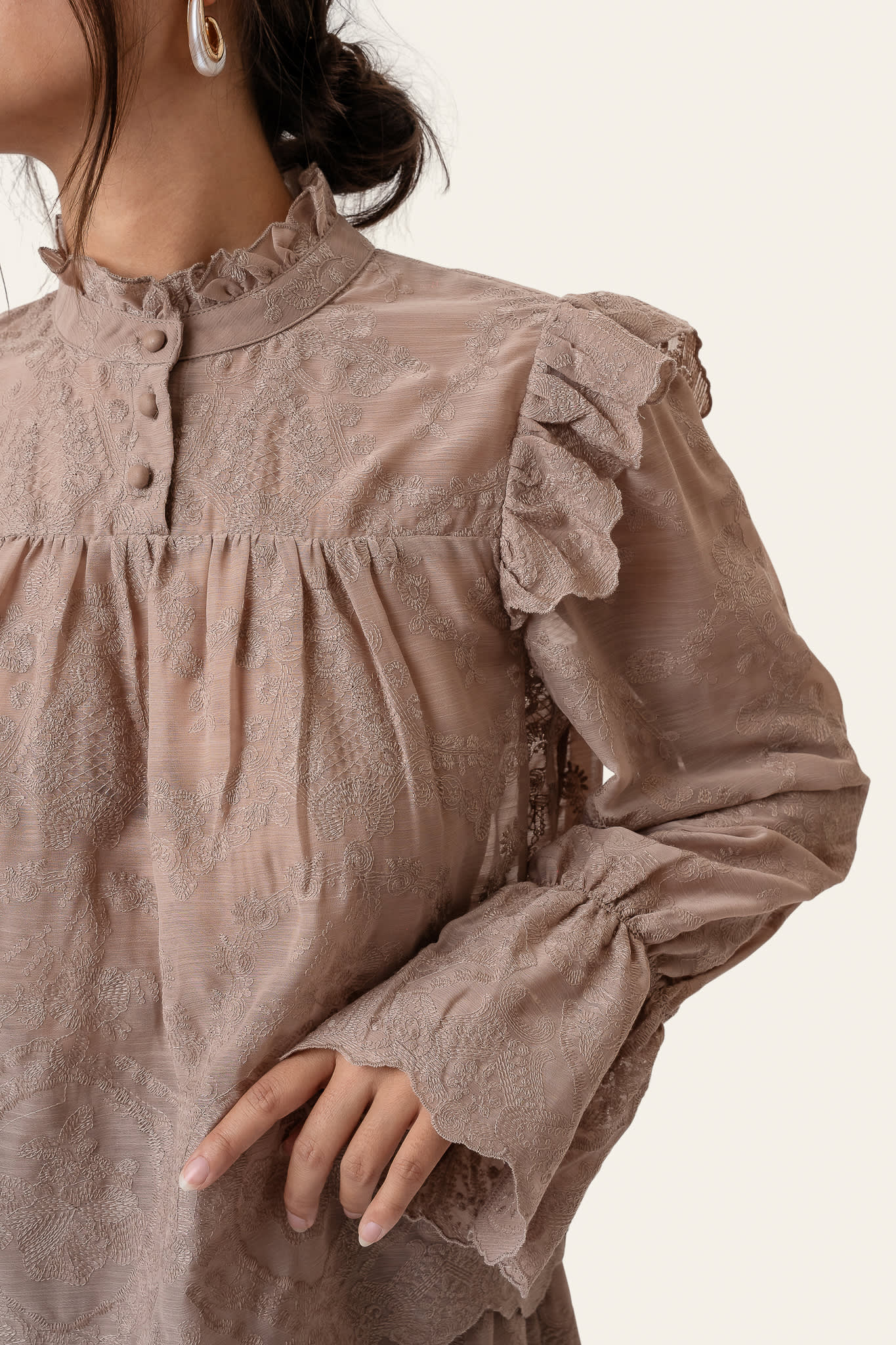 EllinoraIC Shirt - Vintage Light Brown - Image 2