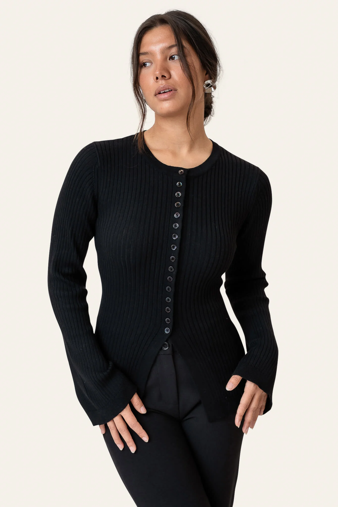 ElmaIC Cardigan - Black - Image 2