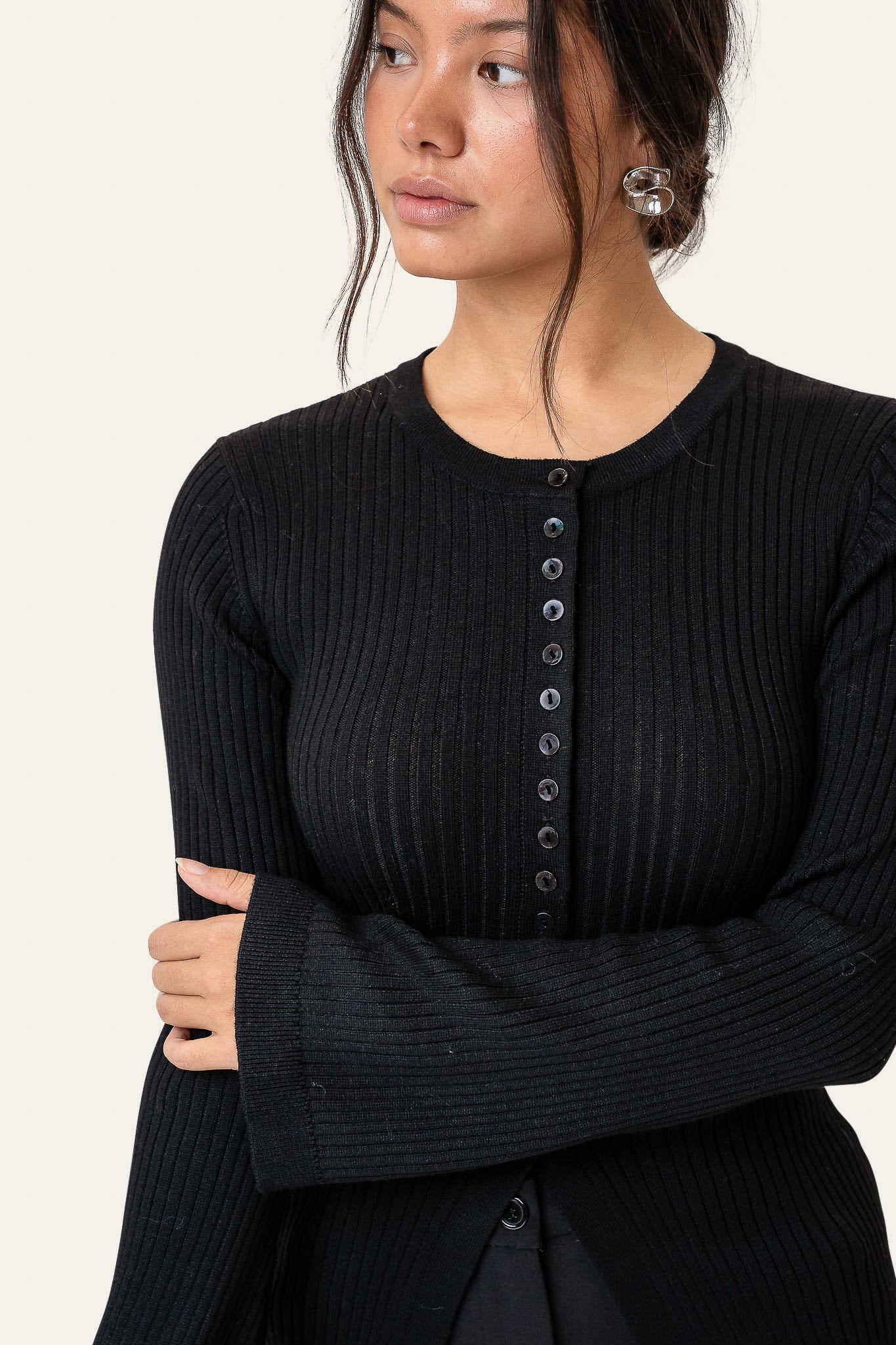 ElmaIC Cardigan - Black - Image 3