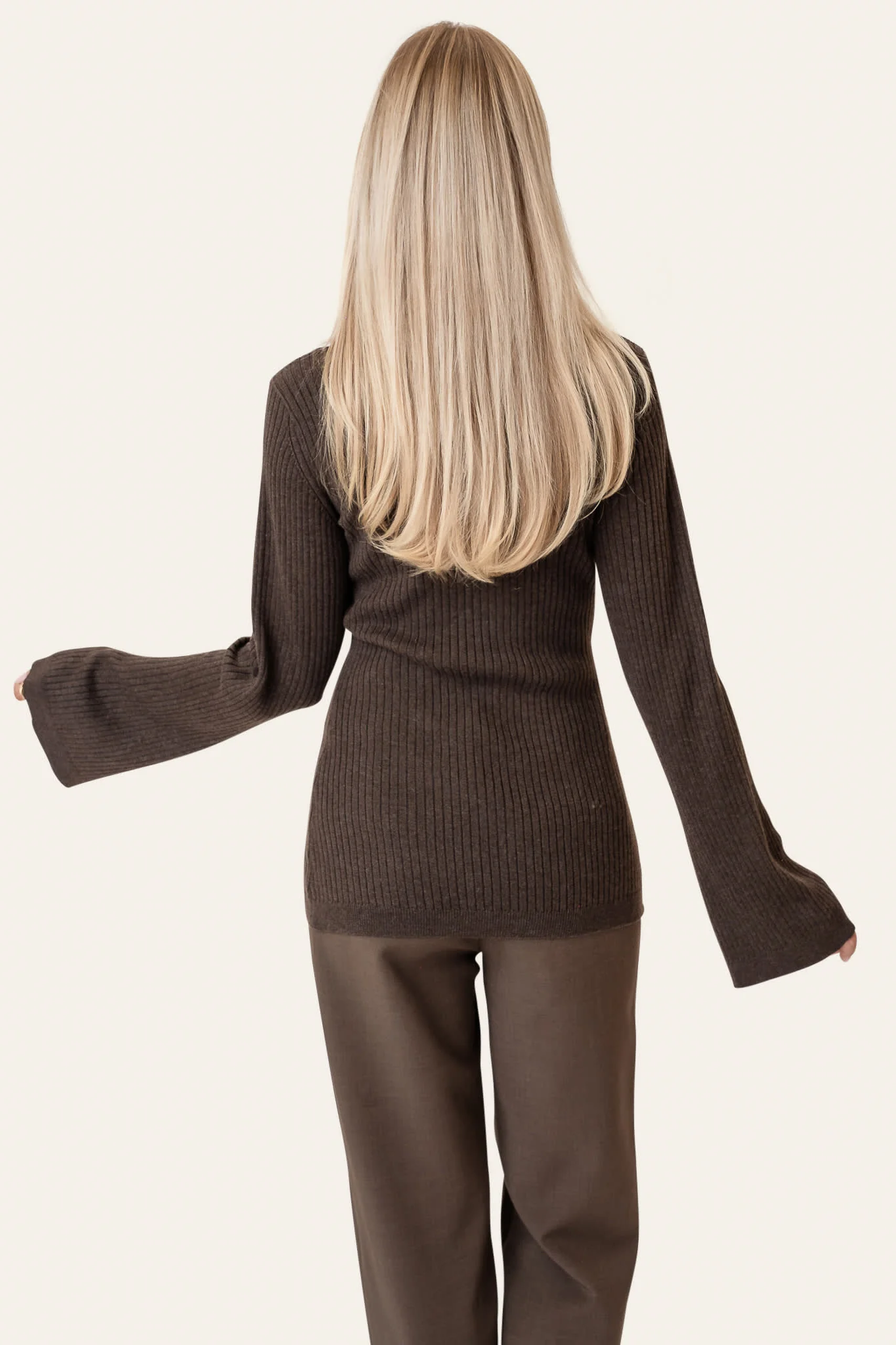 ElmaIC Cardigan - Dark Brown - Image 5