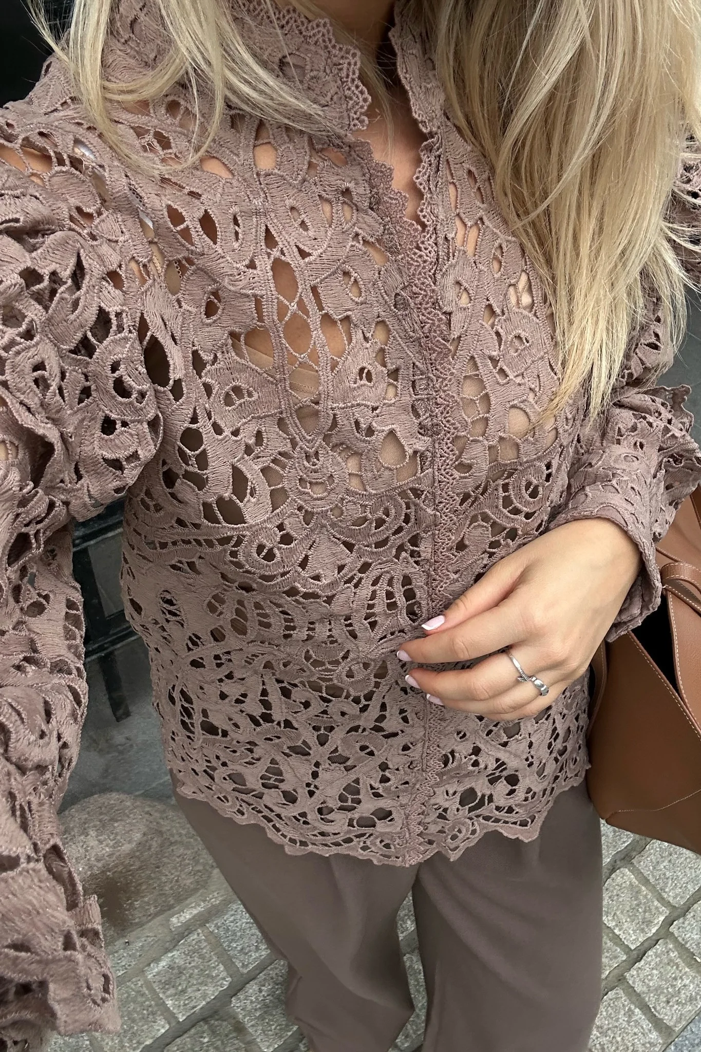 EmilieIC Blouse - Mocca - Image 2