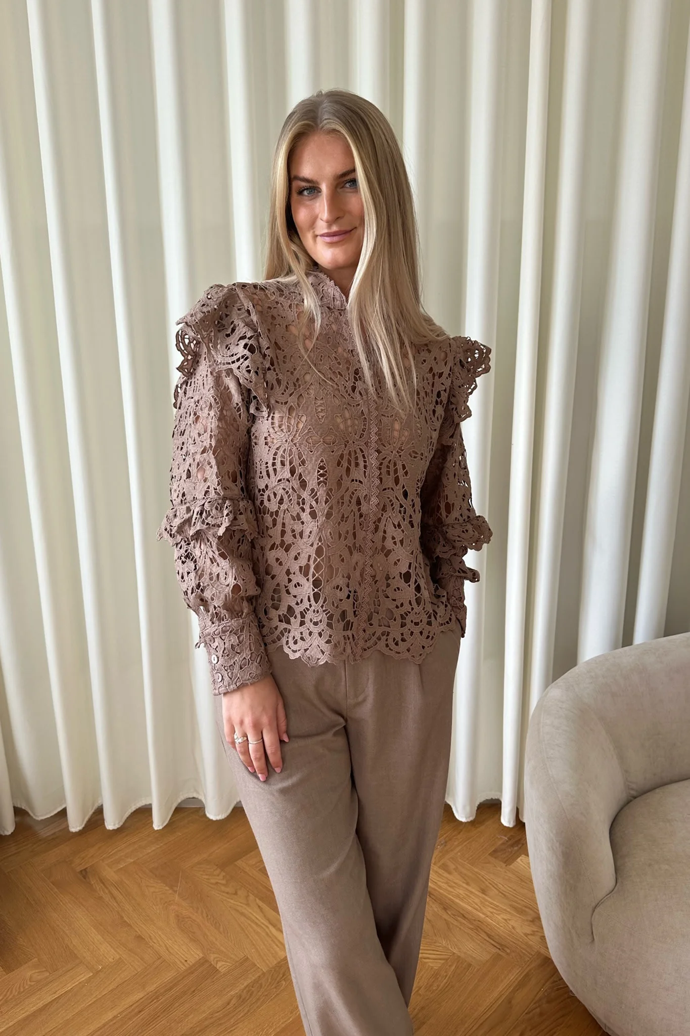EmilieIC Blouse - Mocca - Image 7