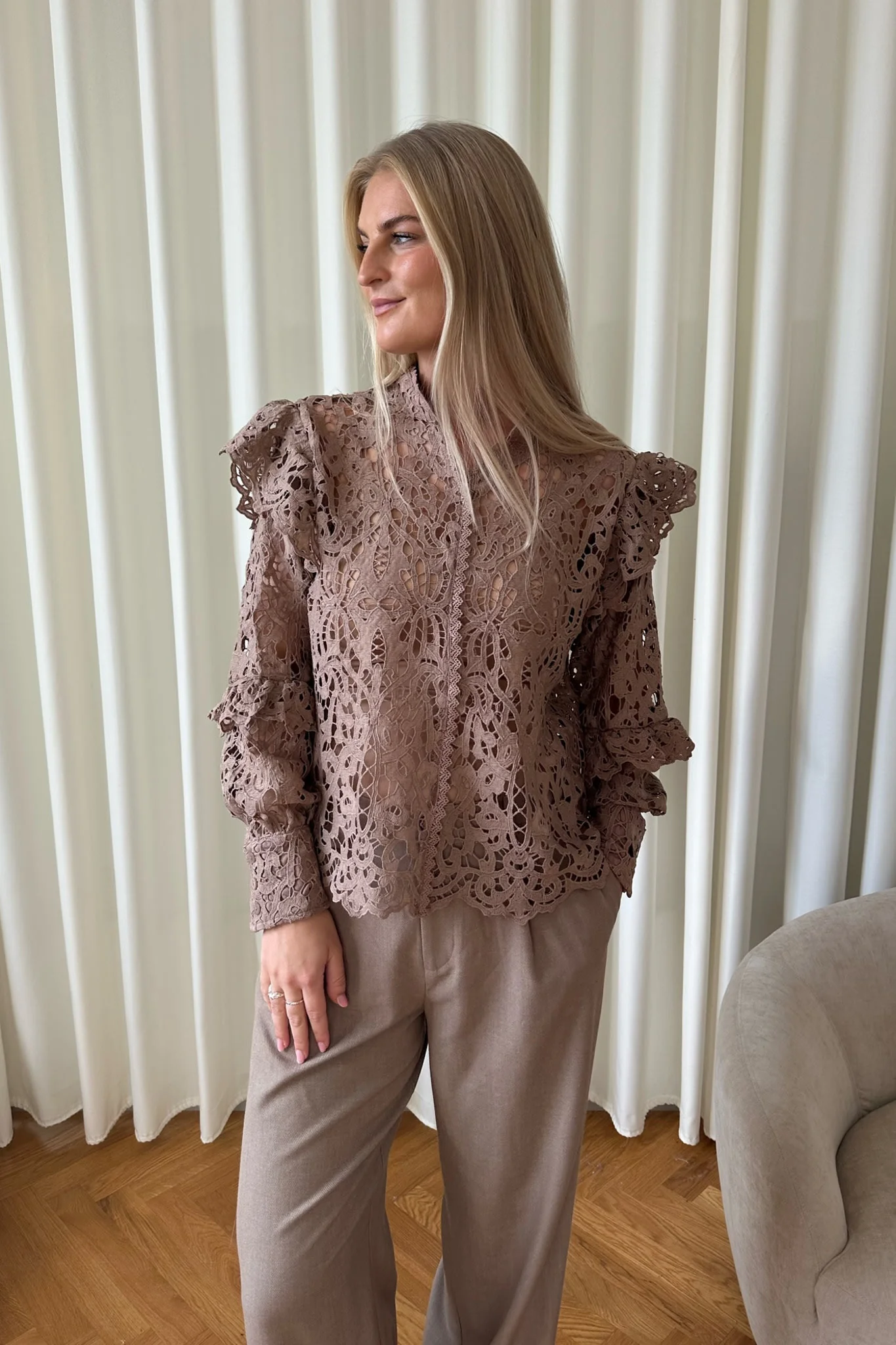 EmilieIC Blouse - Mocca - Image 9