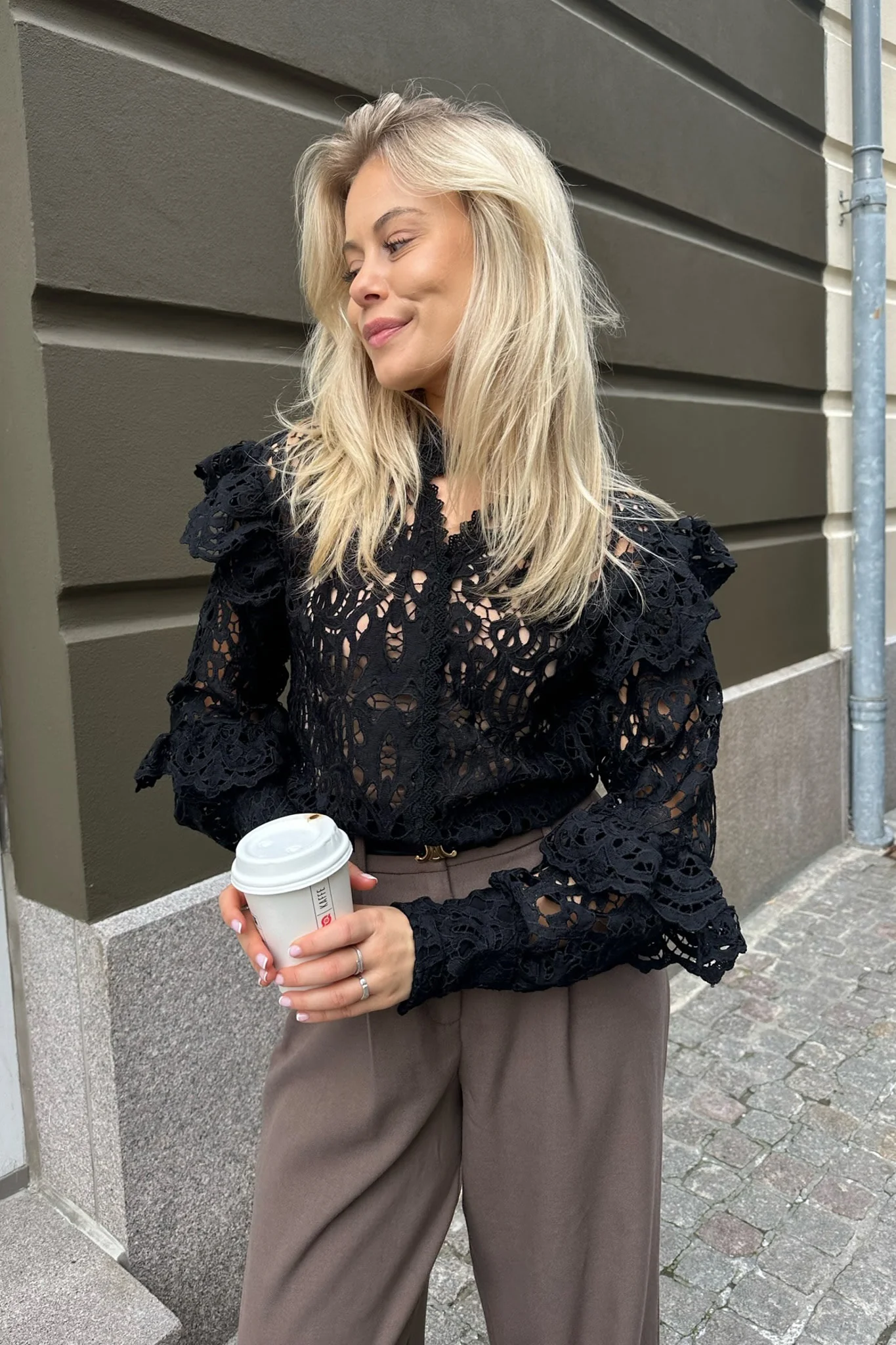 EmilieIC Blouse - Black - Image 9