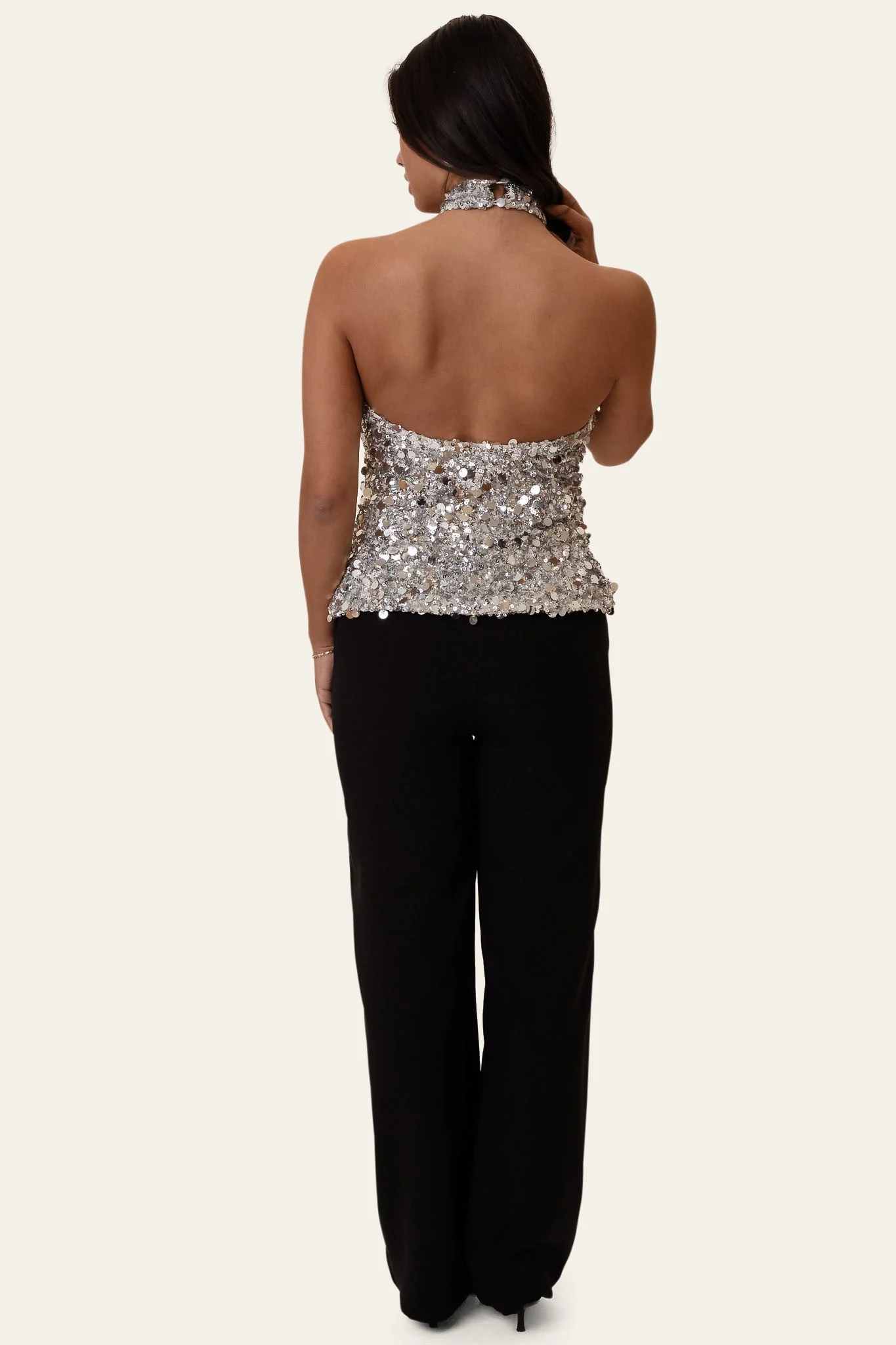 EmilyIC Top - Silver Sequin - Image 5