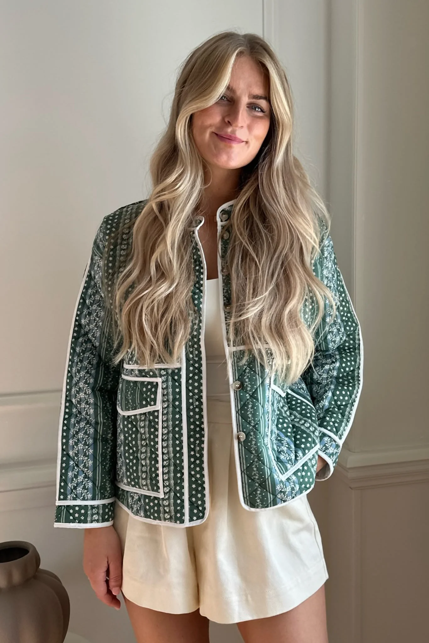 EmmyIC Quilted Jacket - Green - Image 5