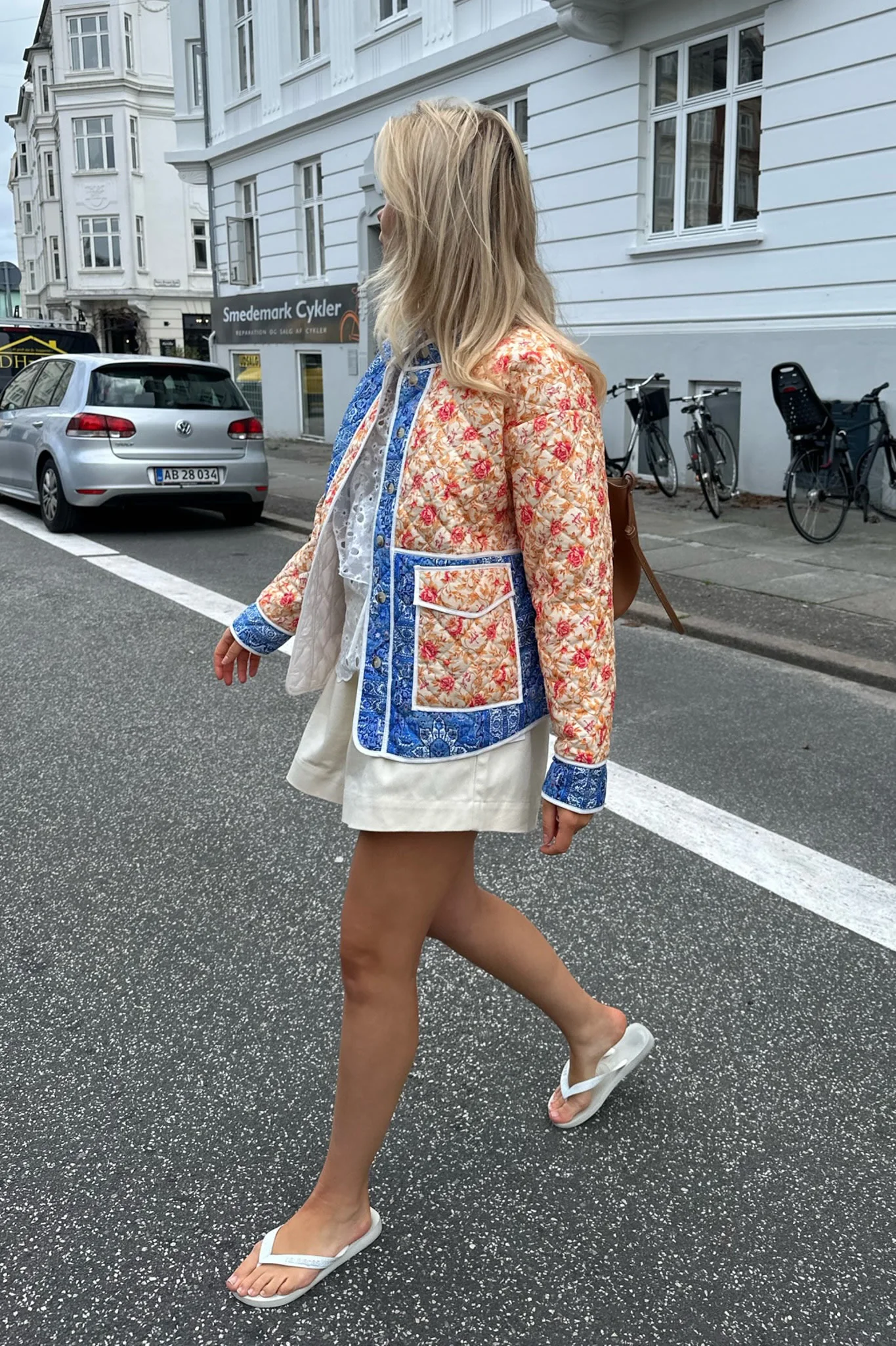 EmmyIC Quilted Jacket - Rose Blue Multicolor - Image 3