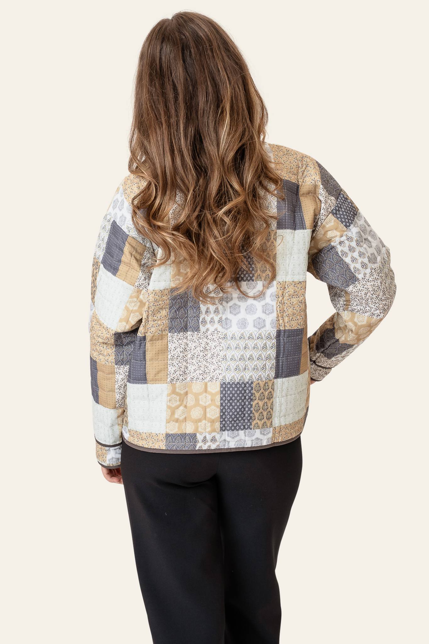 EmmyIC Quilted Jacket - Earth Multi Print - Image 3