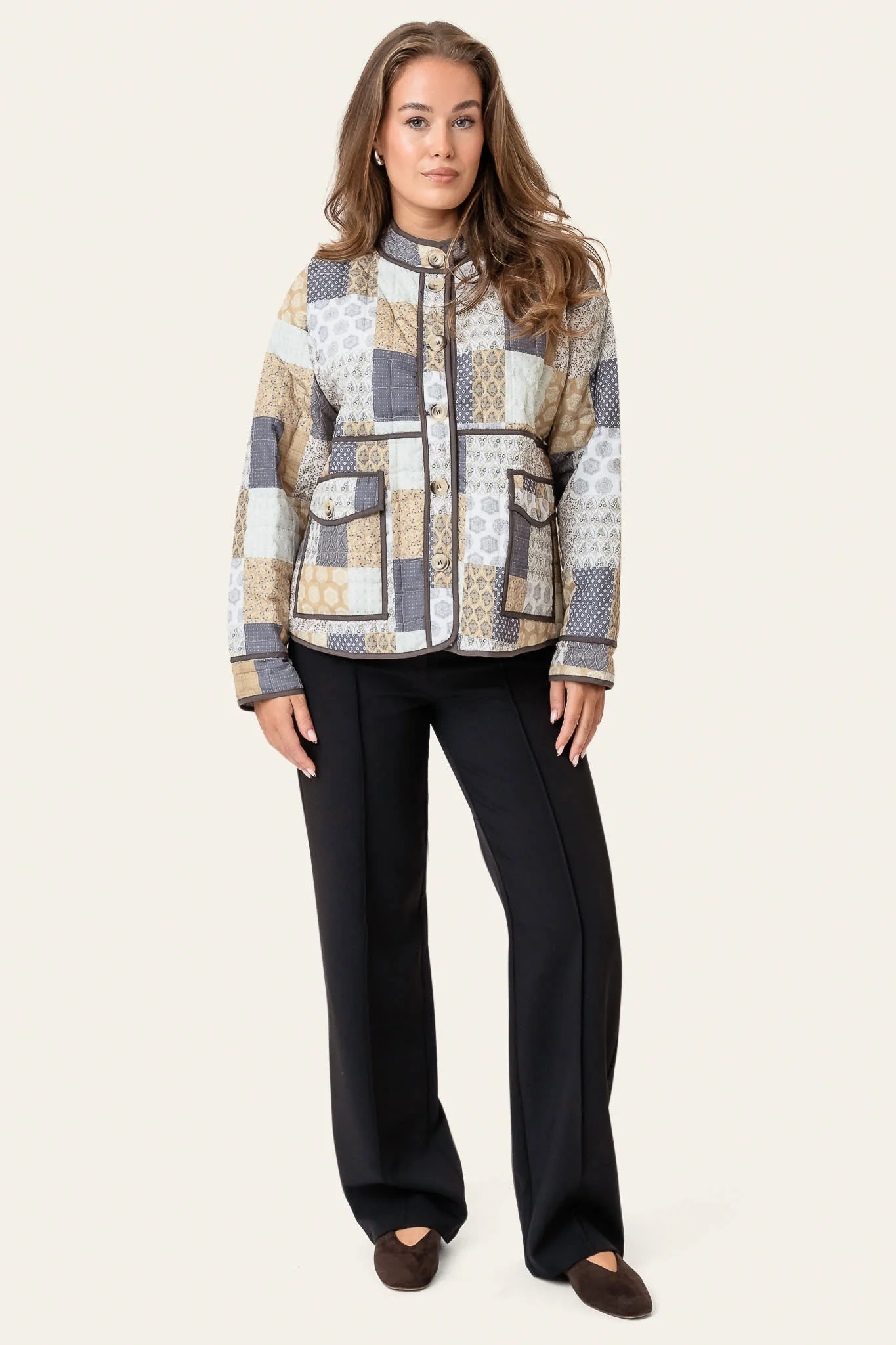 EmmyIC Quilted Jacket - Earth Multi Print - Image 6